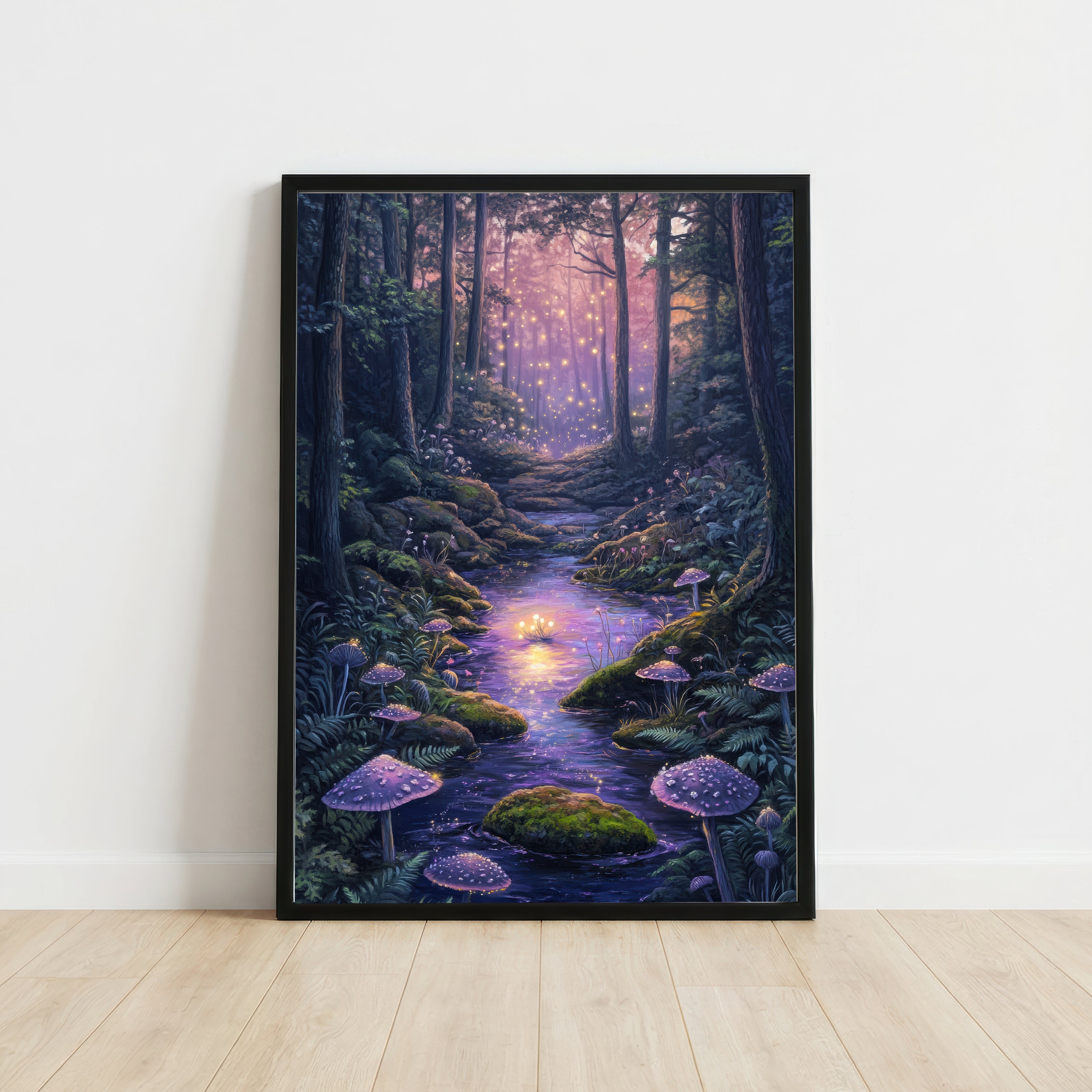 Enchanted Forest Stream Art Print