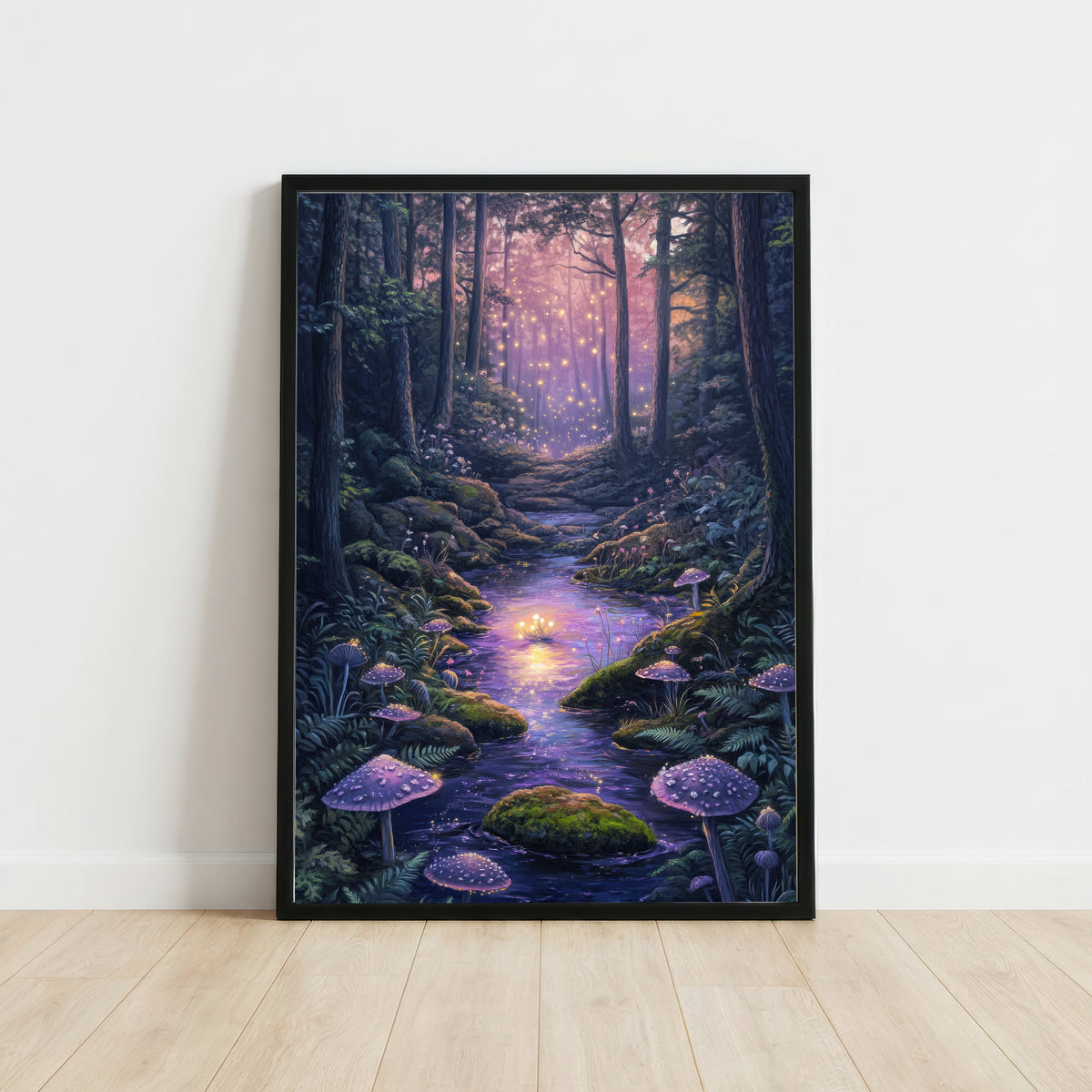 Enchanted Forest Stream Art Print