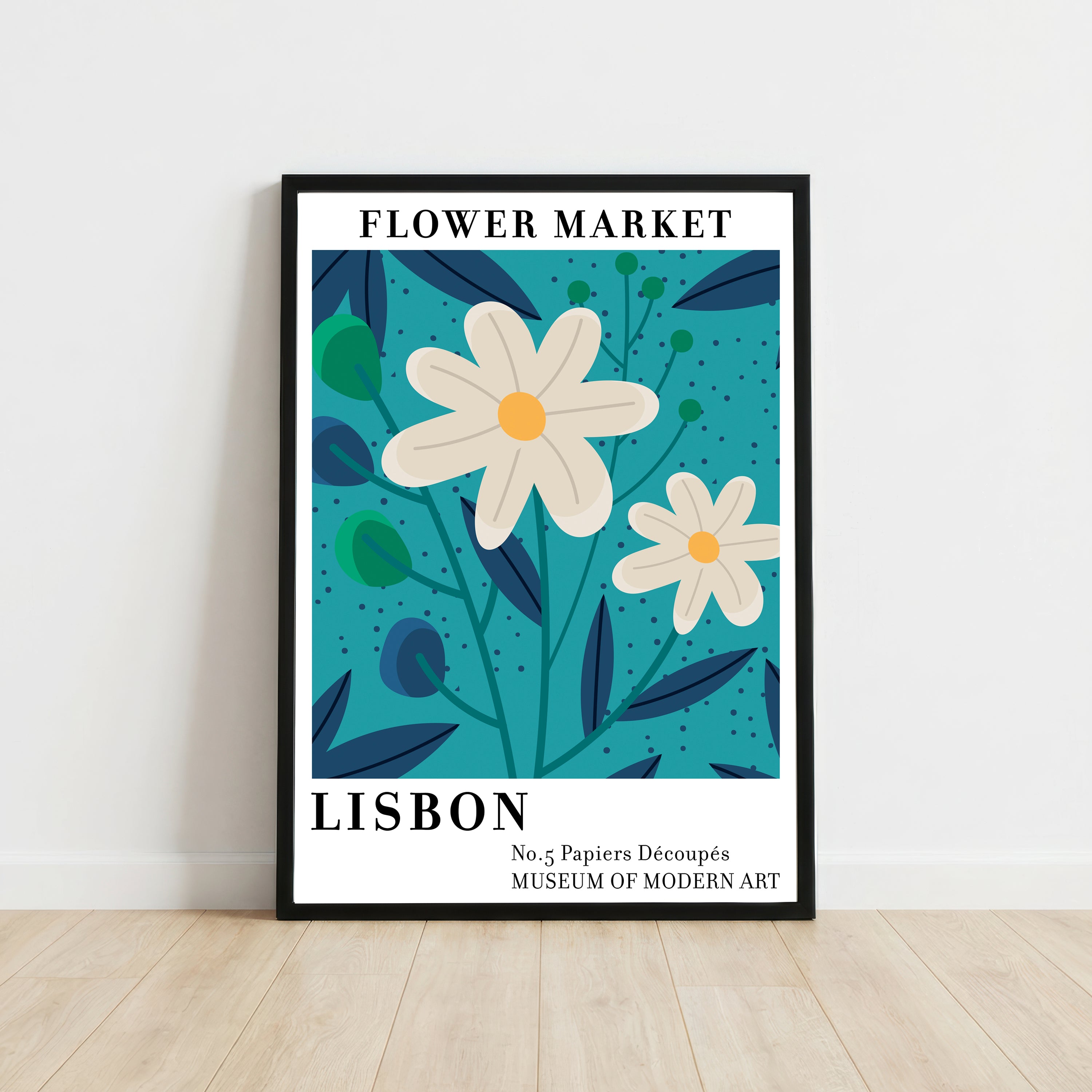 Lisbon Flower Market Art Print