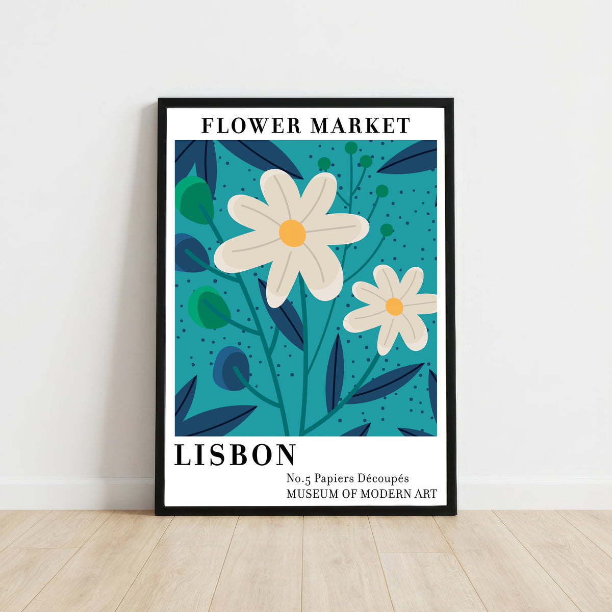 Lisbon Flower Market Art Print