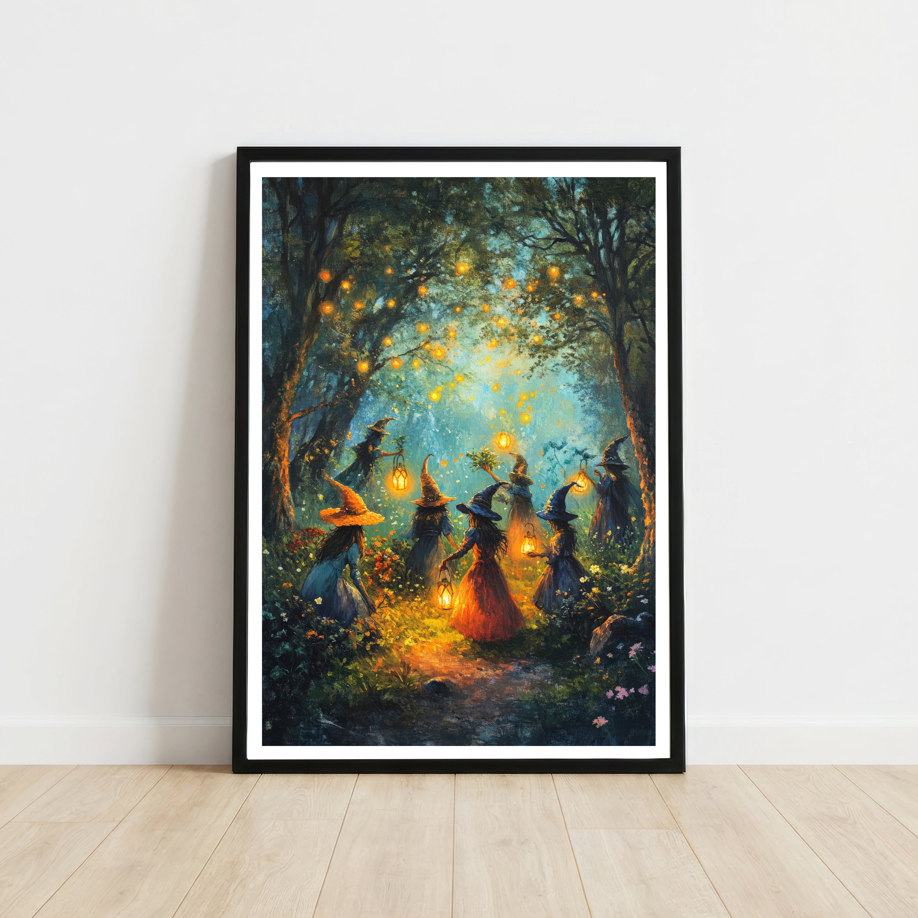 Enchanted Forest Witches Art Print