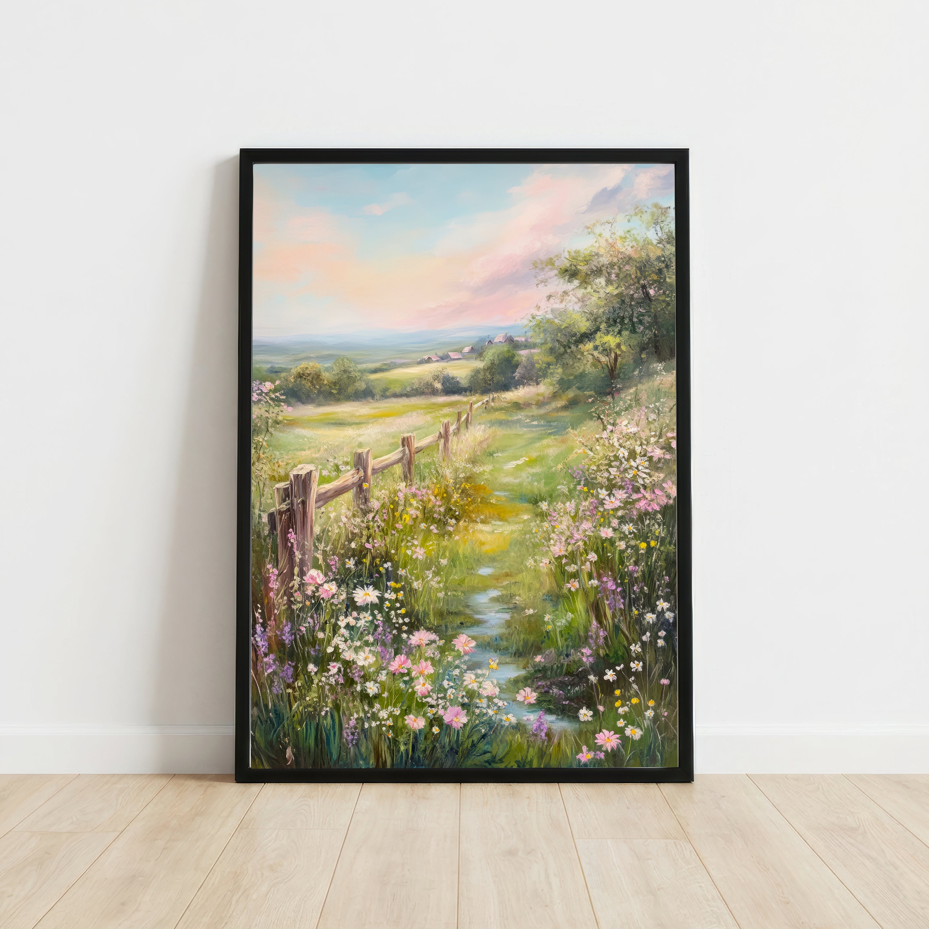 Pastoral Wildflower Meadow Art Print