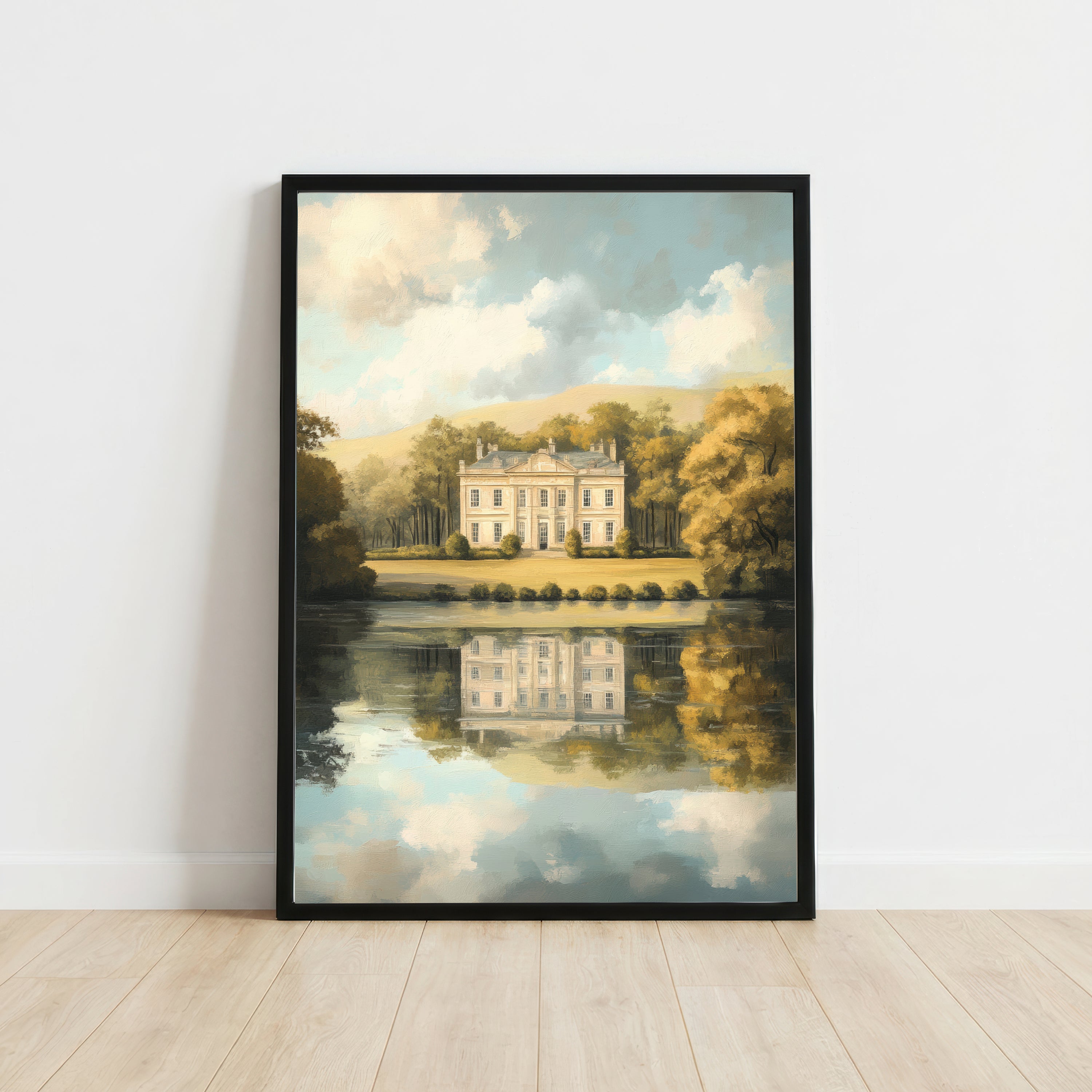 Country Manor Lake Art Print
