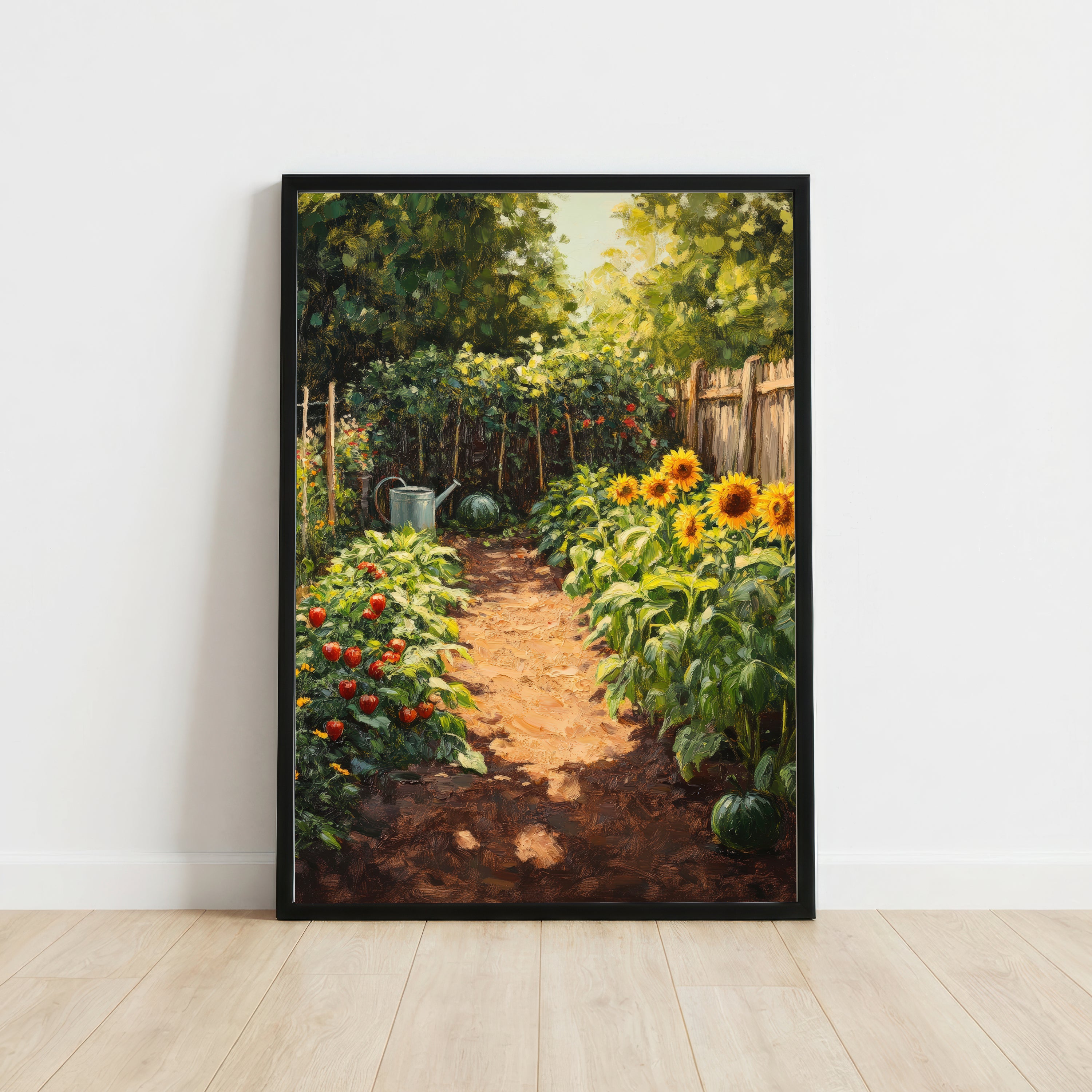 Cottage Garden Path Art Print