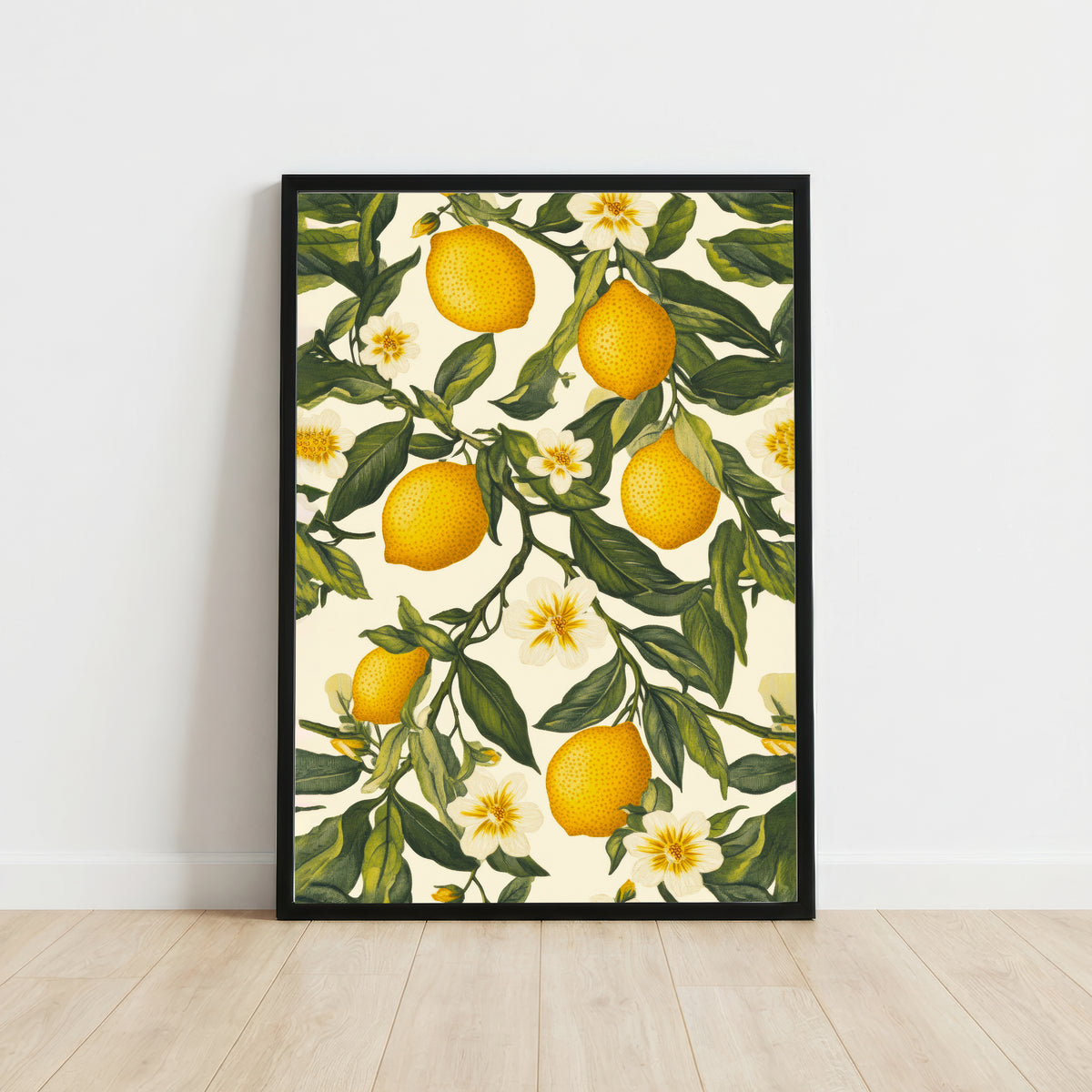 Vintage Lemon Botanical Art Print