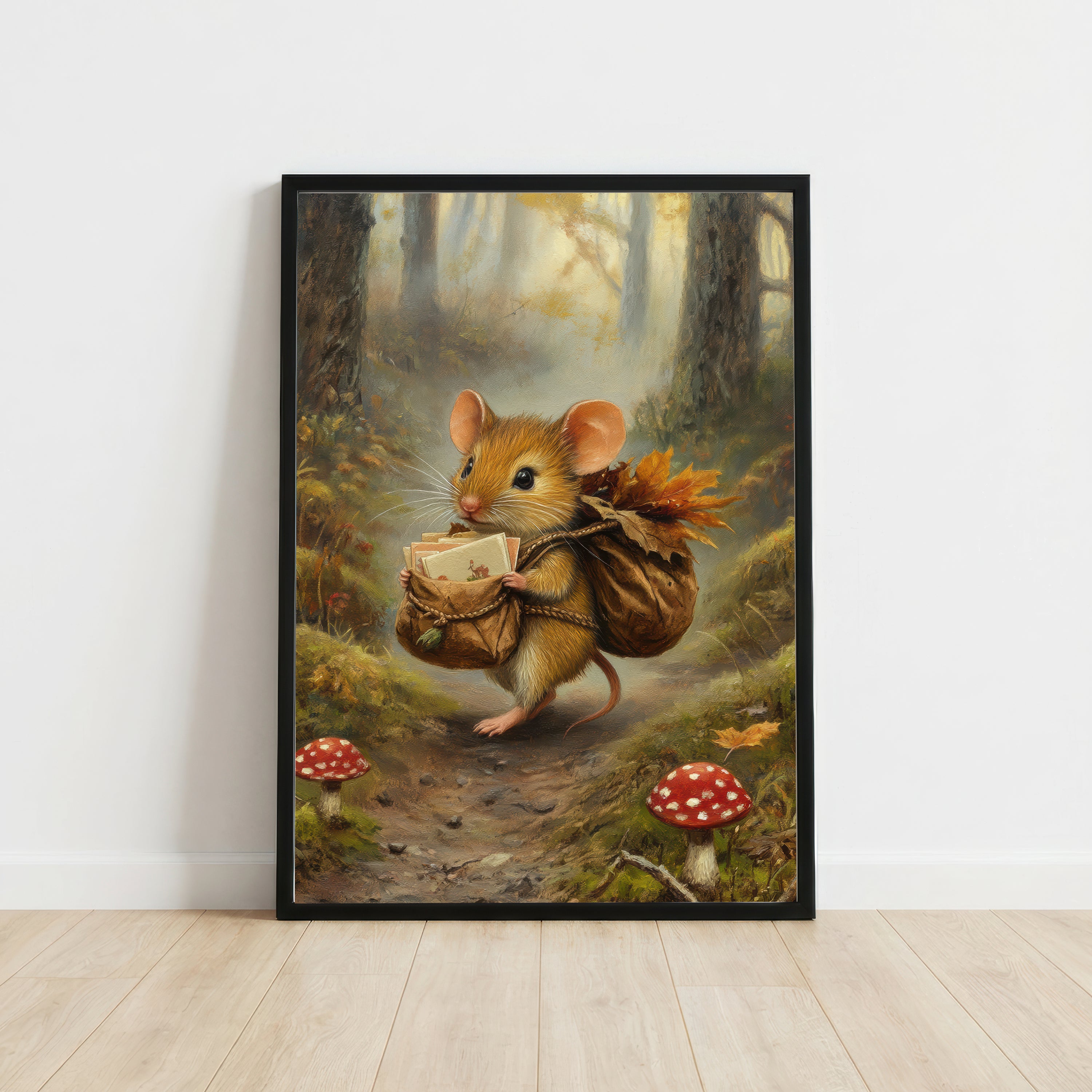 Storybook Mouse Woodland Art Print