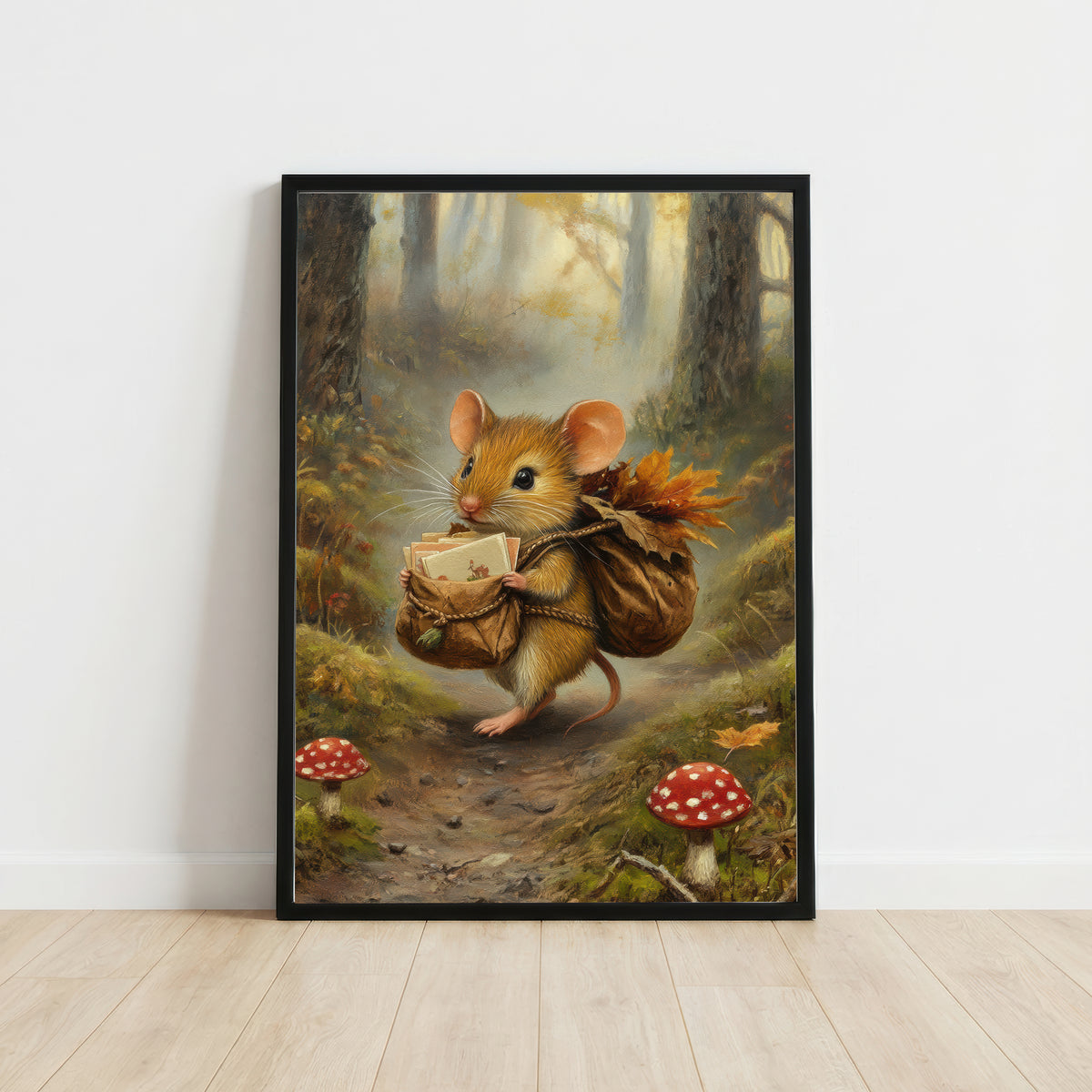 Storybook Mouse Woodland Art Print
