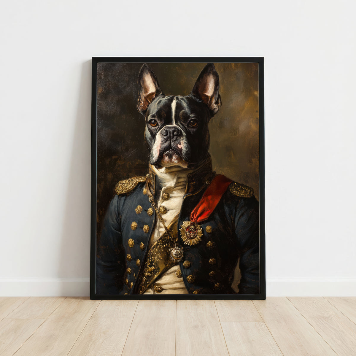 Regal Boston Terrier Art Print