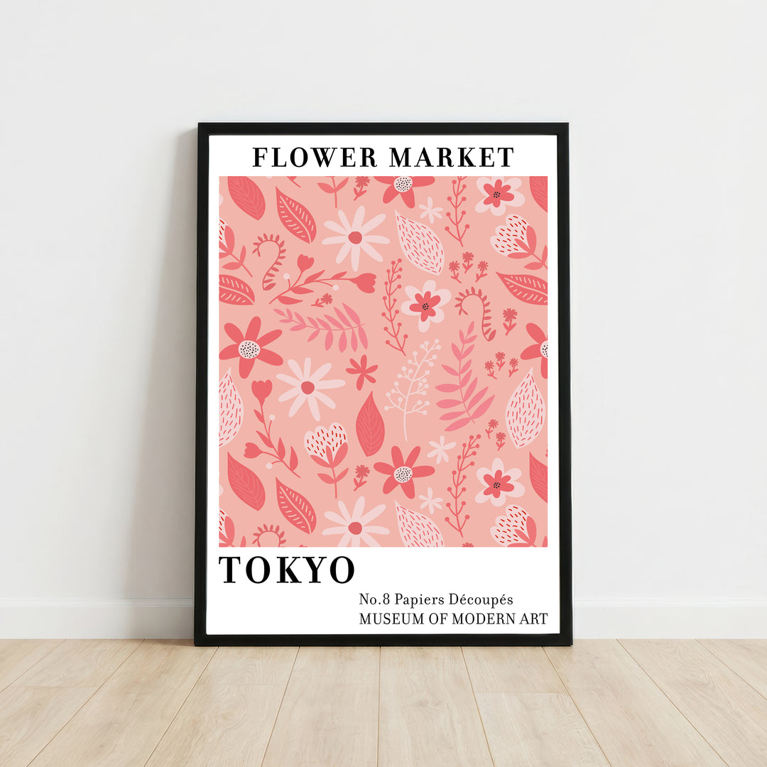 Tokyo Floral Market Art Print