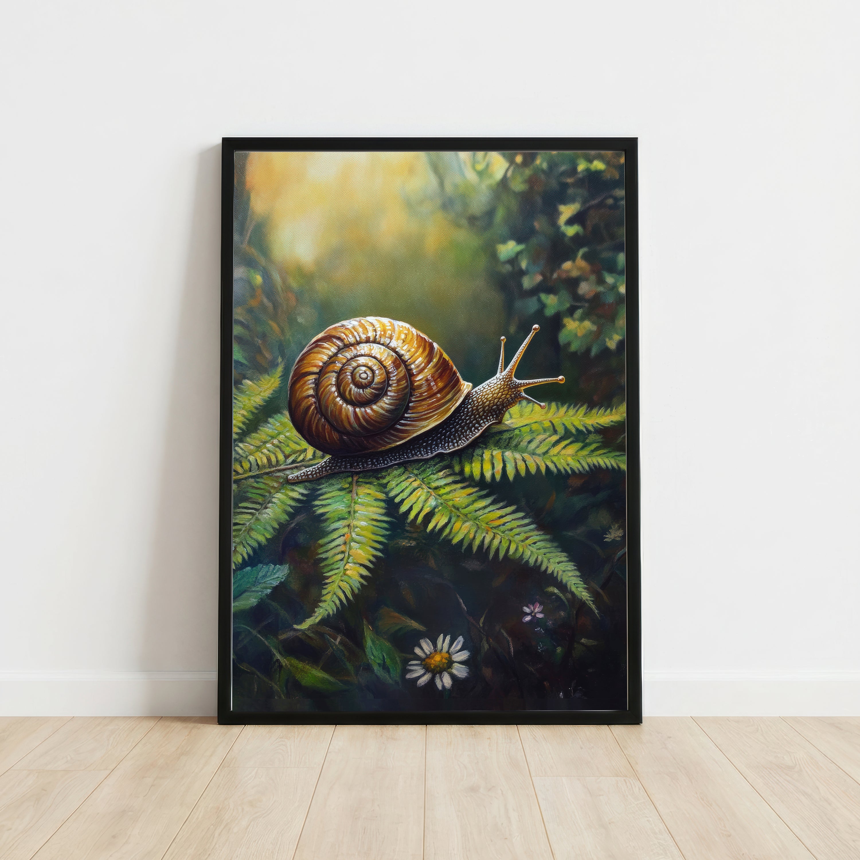 Woodland Snail Art Print