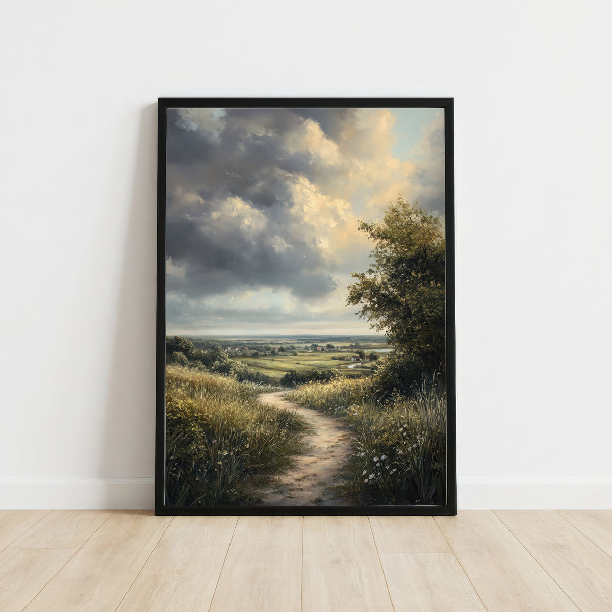 Pastoral Countryside Landscape Art Print