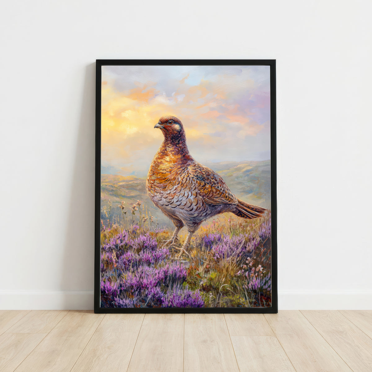 Red Grouse Heather Art Print