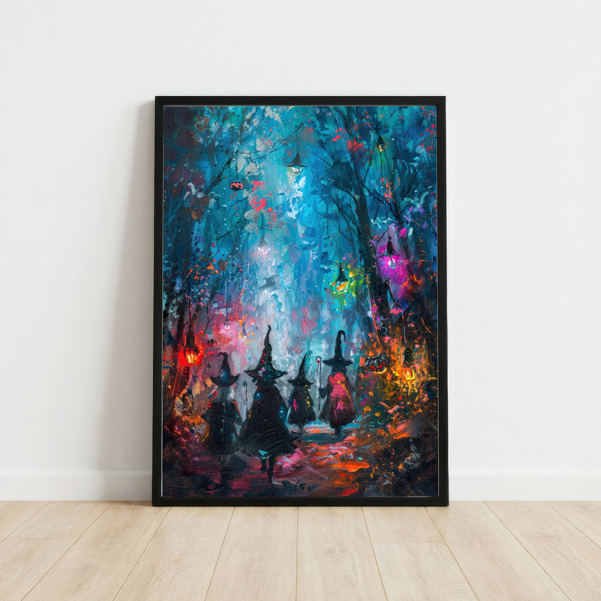 Enchanted Witch Forest Art Print