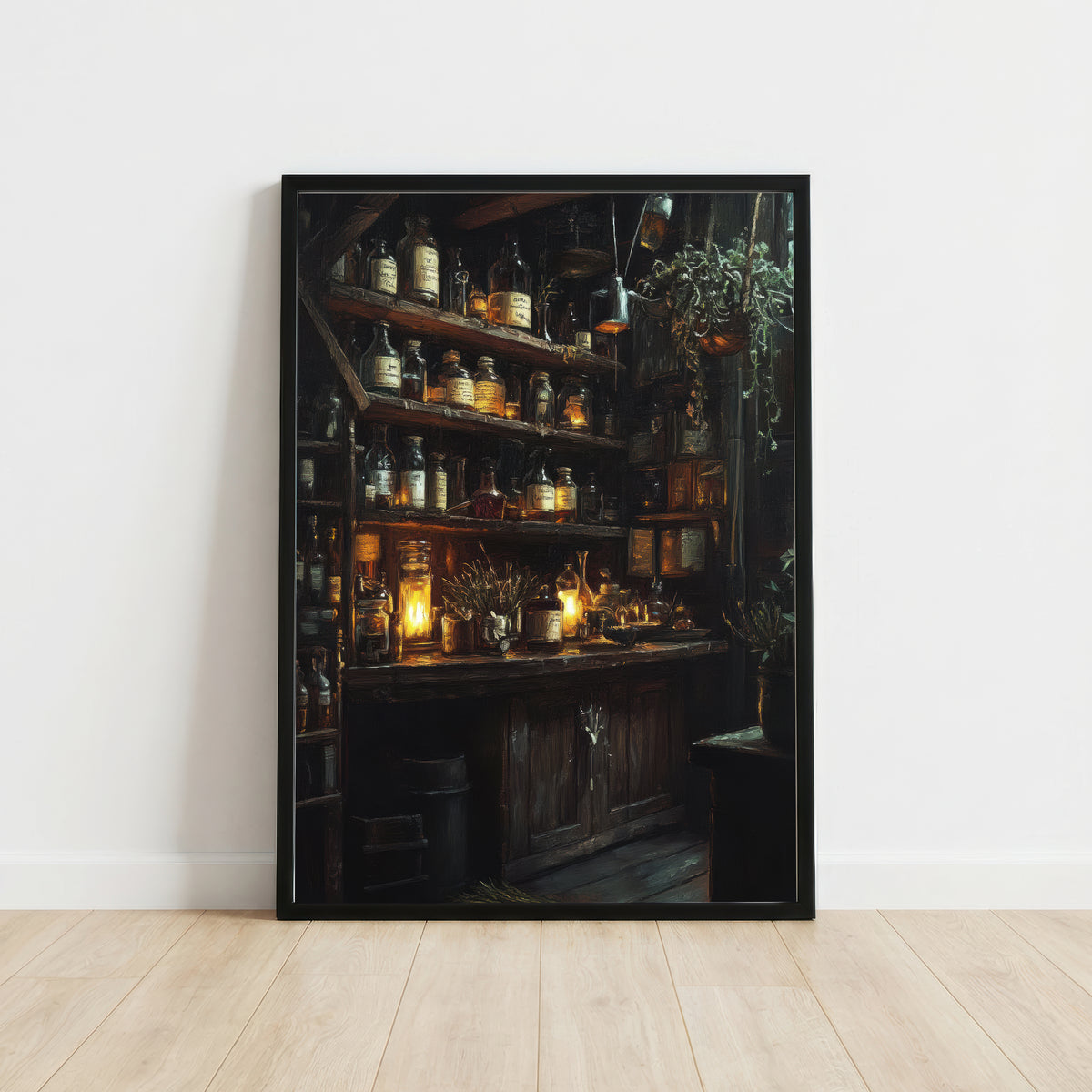 Gothic Apothecary Still Life Art Print