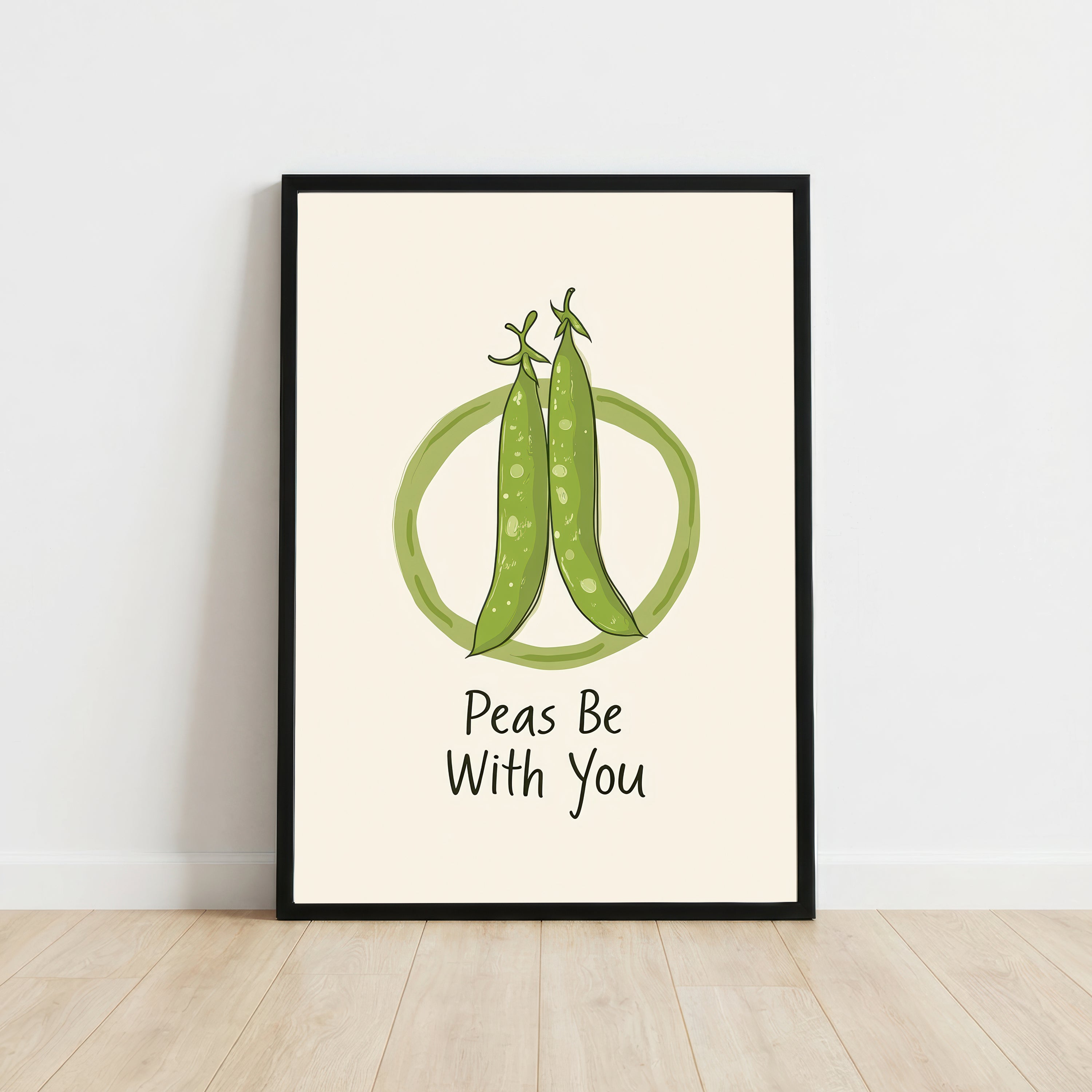 Peas Be With You Art Print