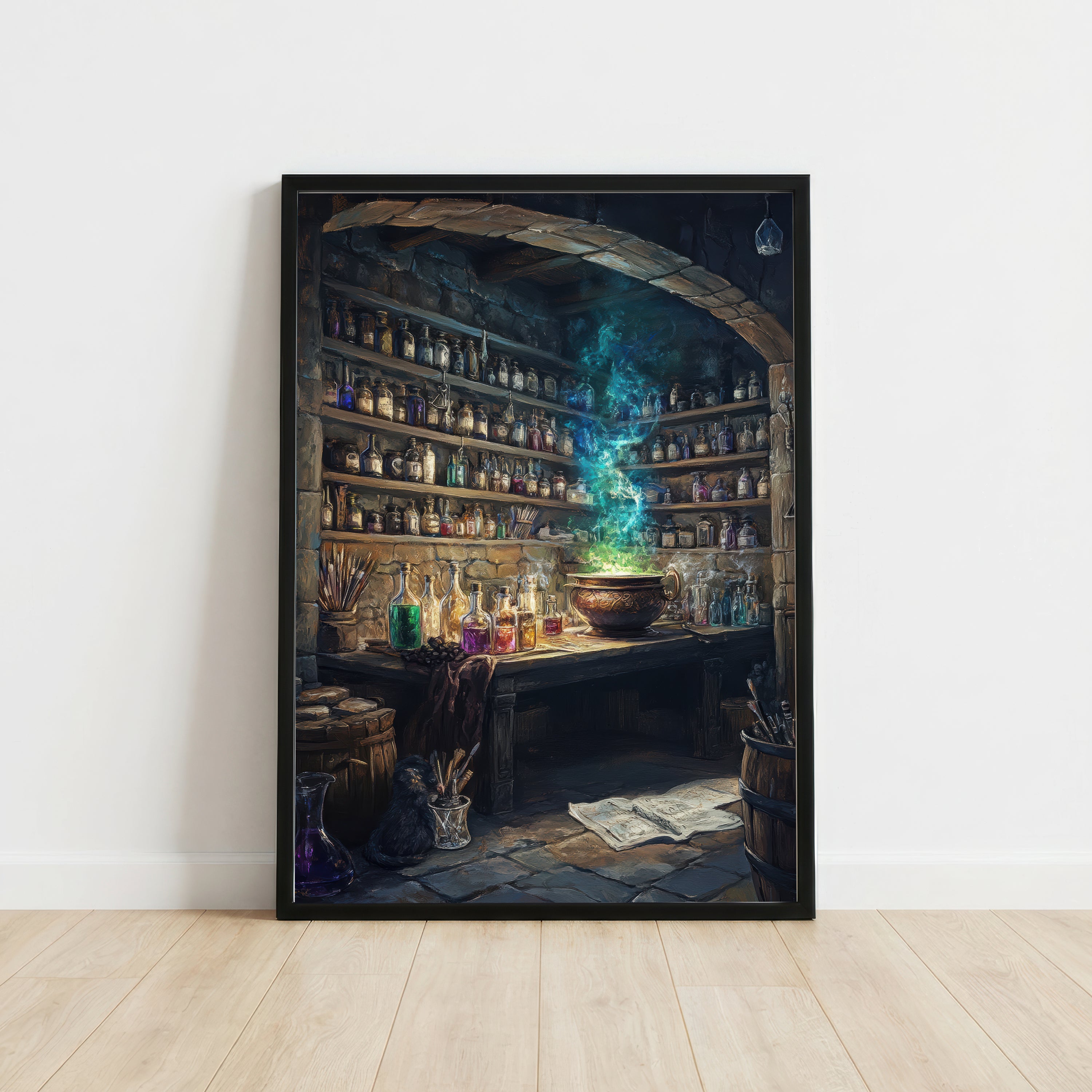 Dark Academia Apothecary Art Print