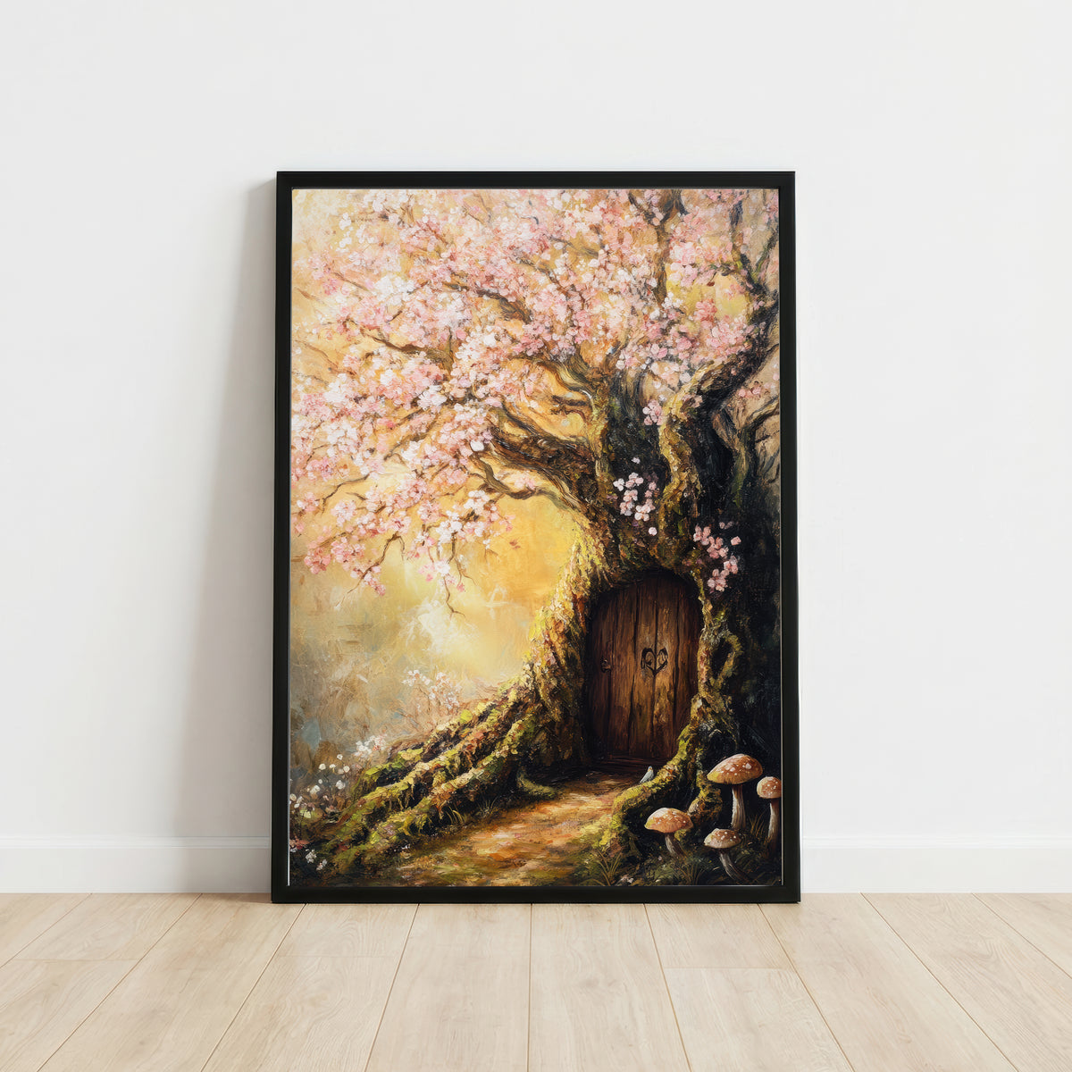 Enchanted Blossom Tree Door Art Print