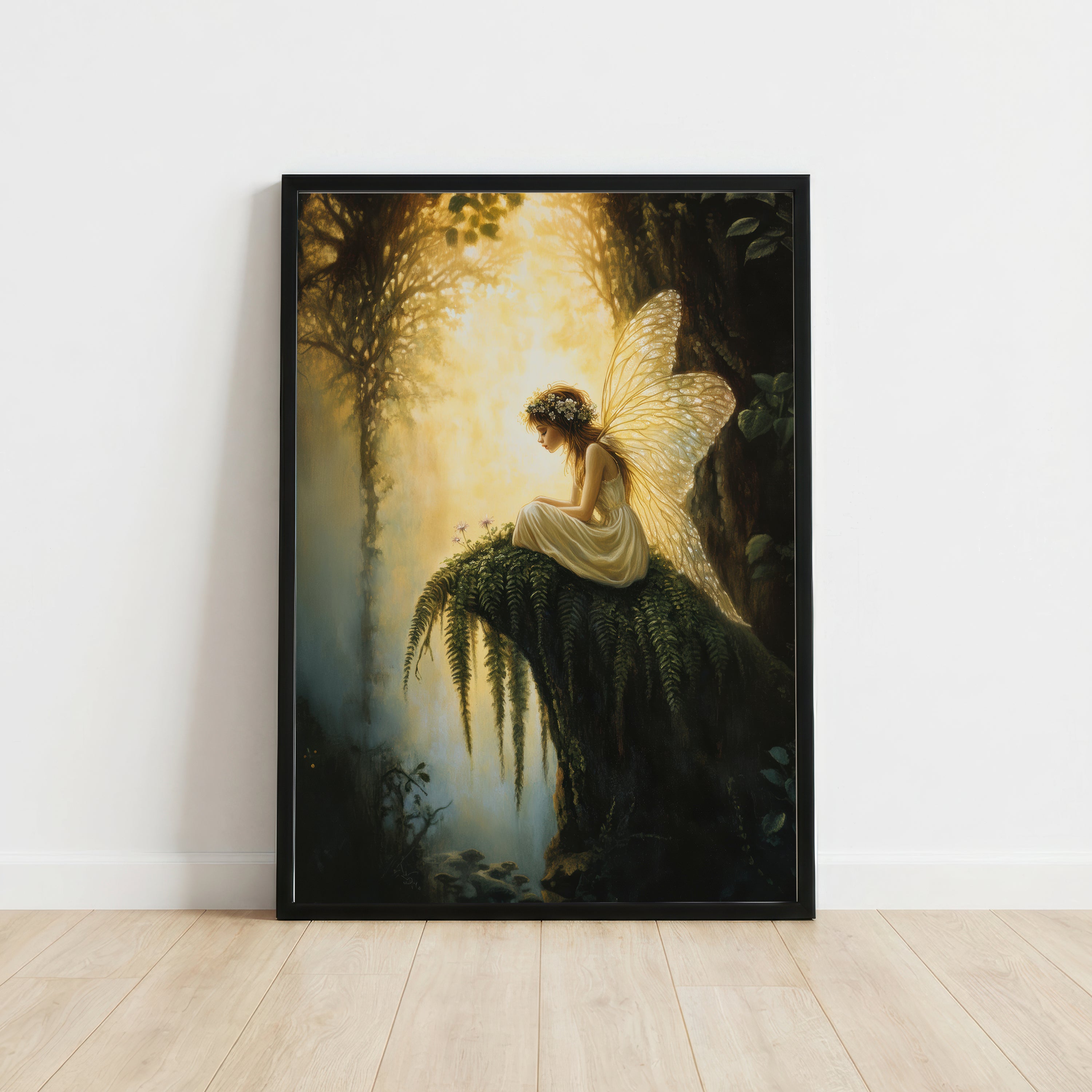 Forest Fairy Fantasy Art Print