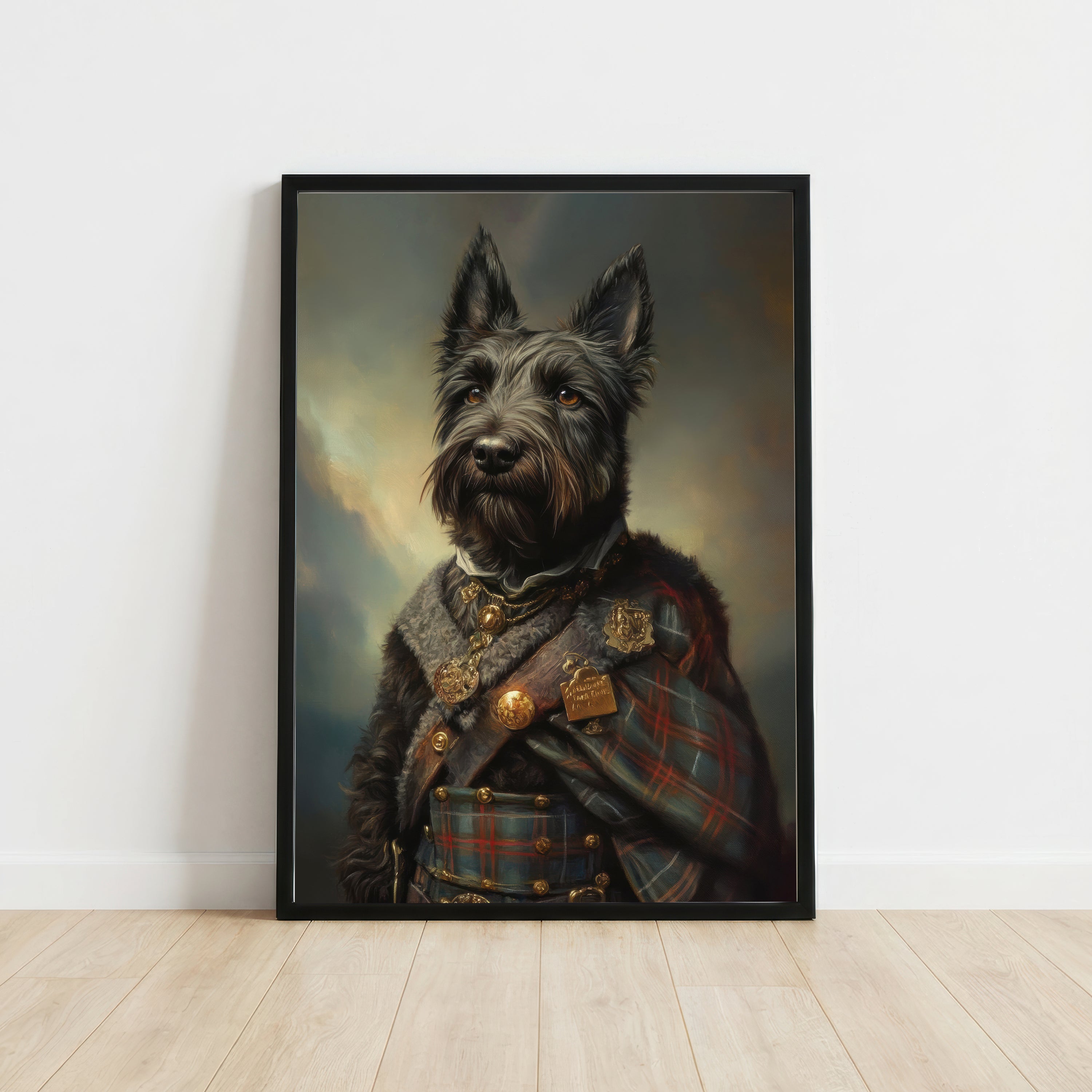 Regal Scottish Terrier Art Print