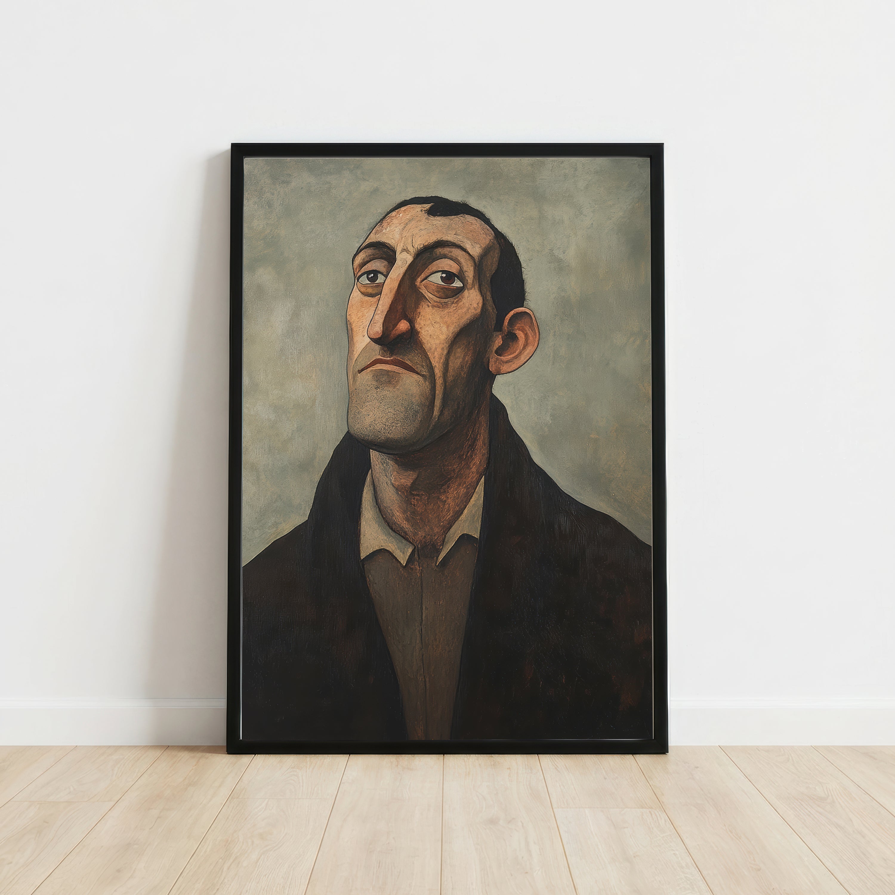 Solemn Gentleman Portrait Art Print