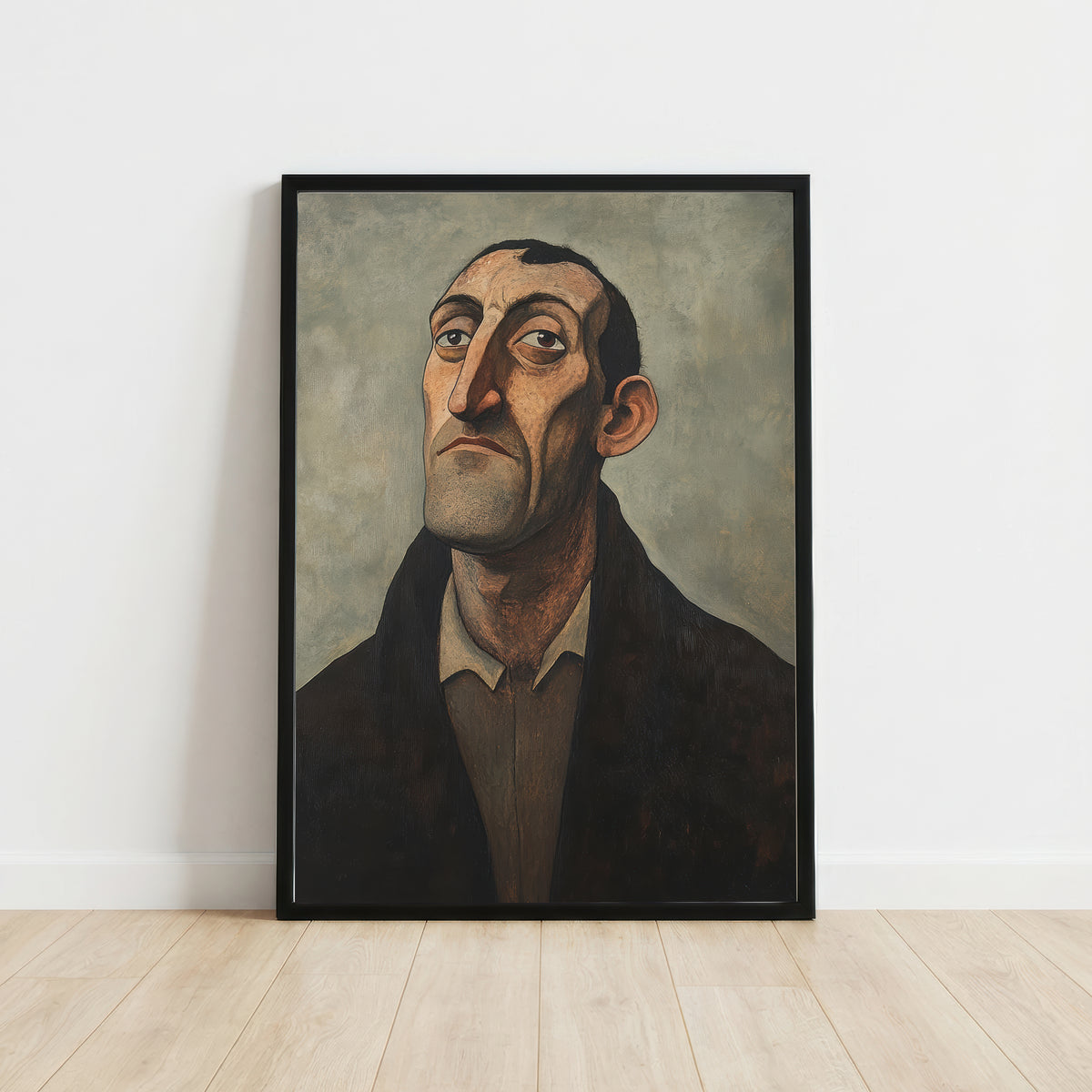 Solemn Gentleman Portrait Art Print