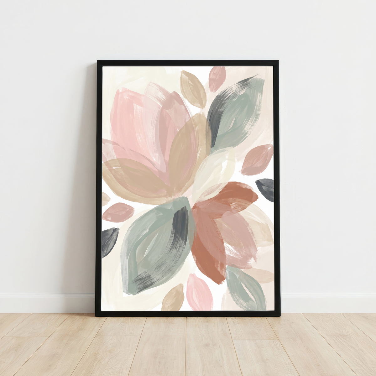 Pastel Abstract Floral Art Print