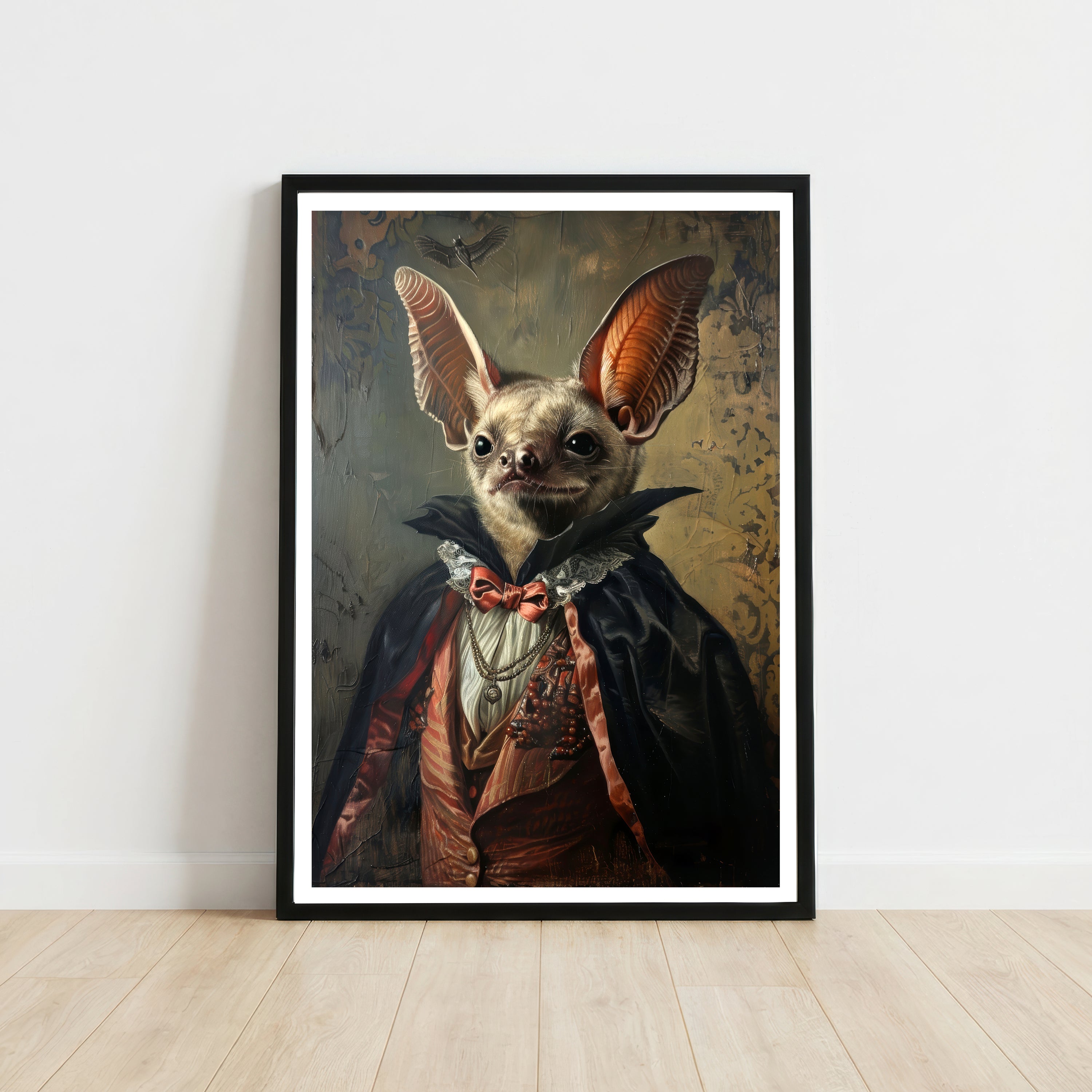 Gothic Bat Aristocrat Art Print