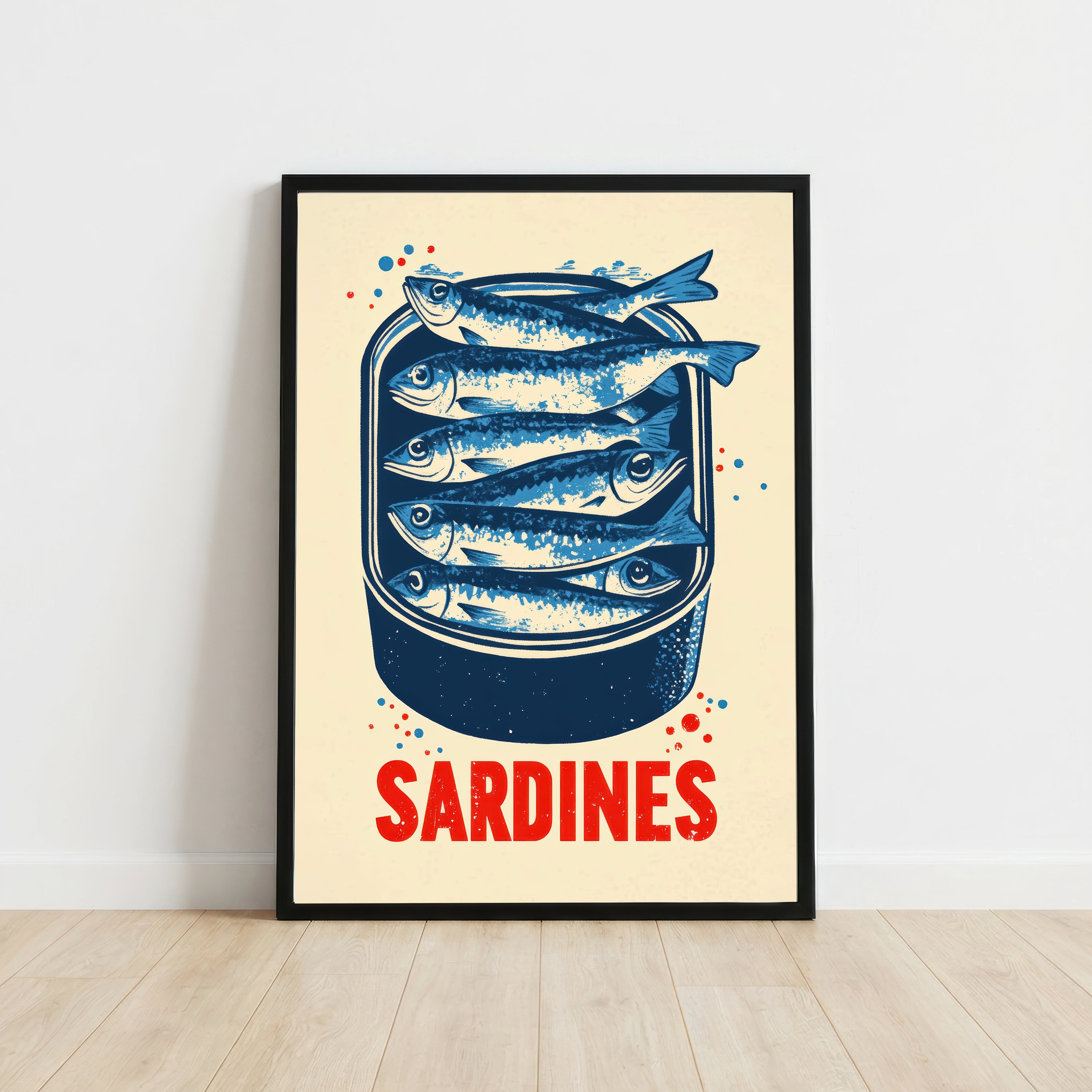 Vintage Sardines Tin Art Print