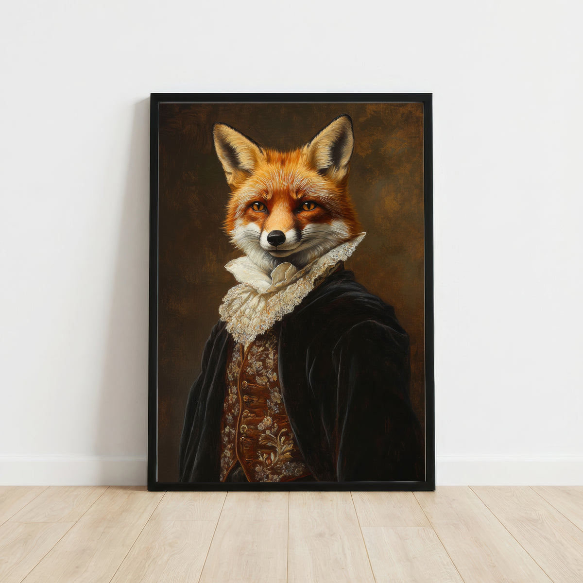 Victorian Fox Portrait Art Print