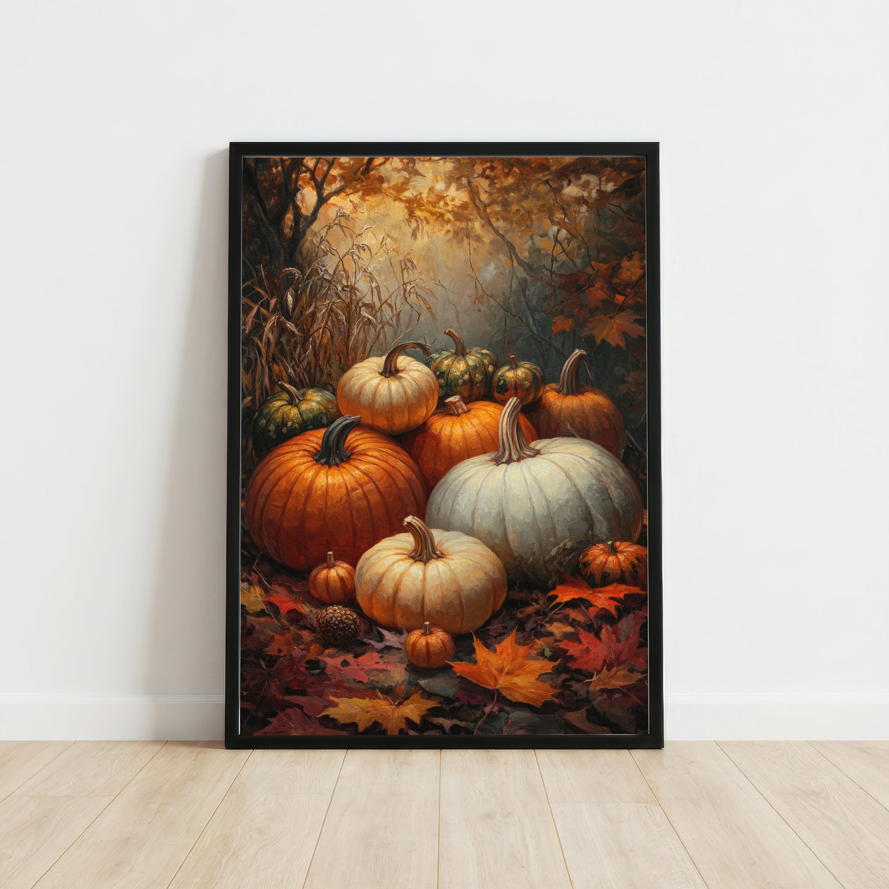 Autumn Pumpkin Harvest Art Print