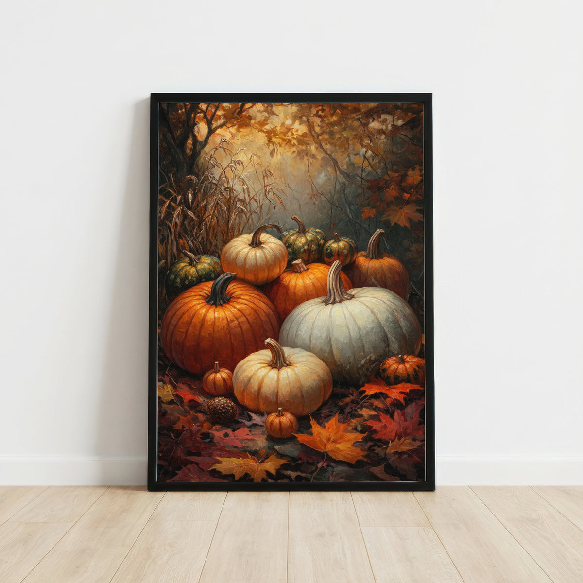 Autumn Pumpkin Harvest Art Print