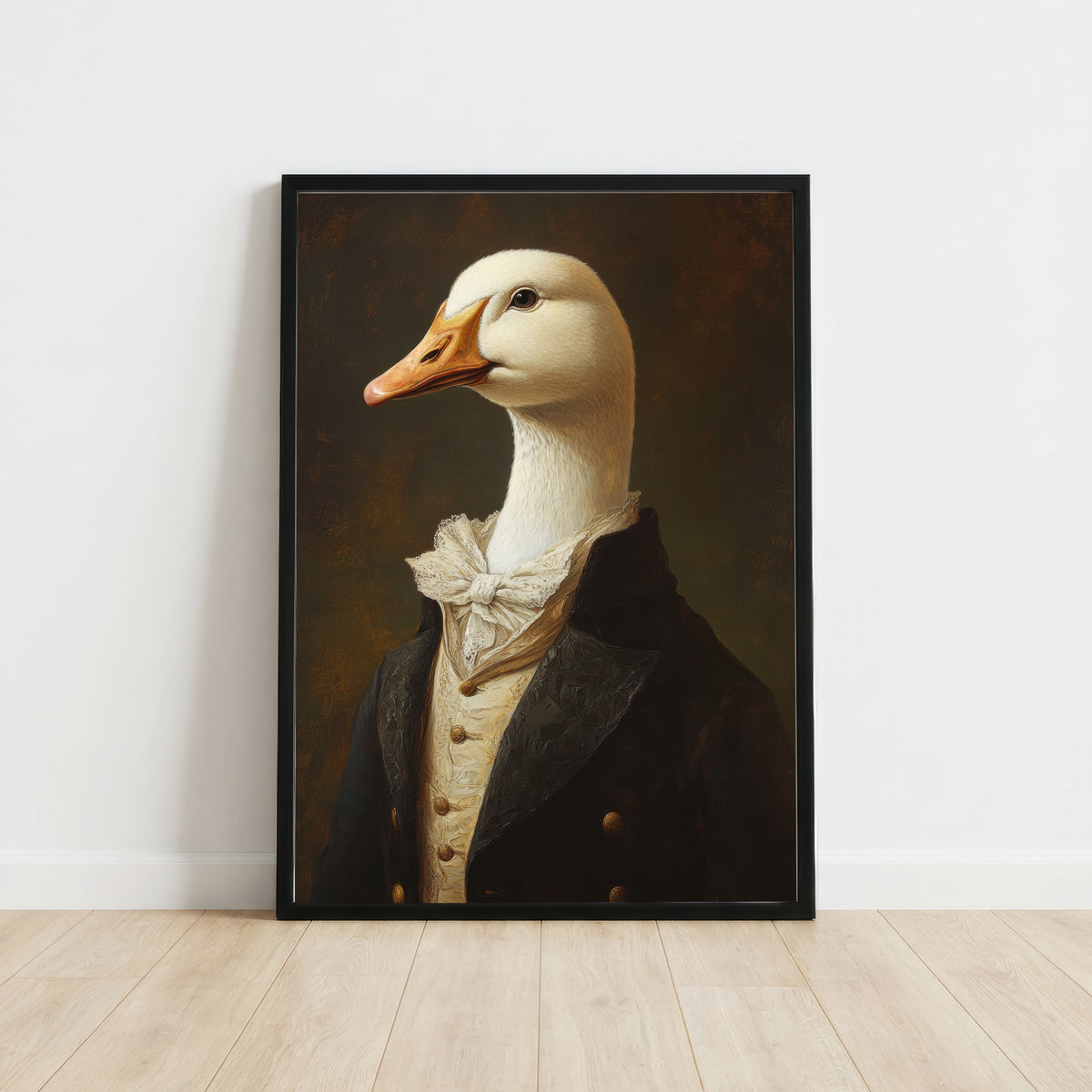 Victorian Duck Portrait Art Print