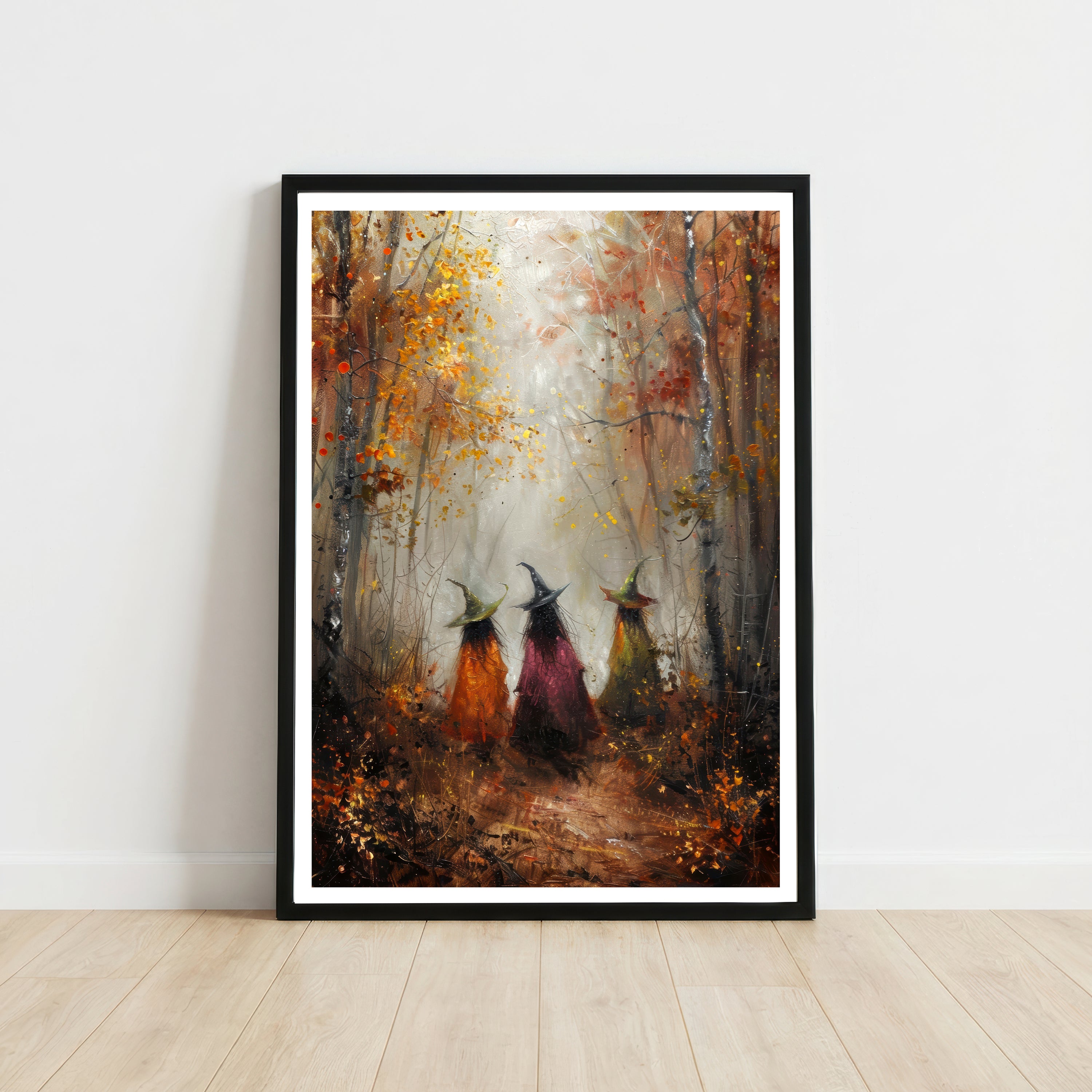 Three Witches Forest Art Print