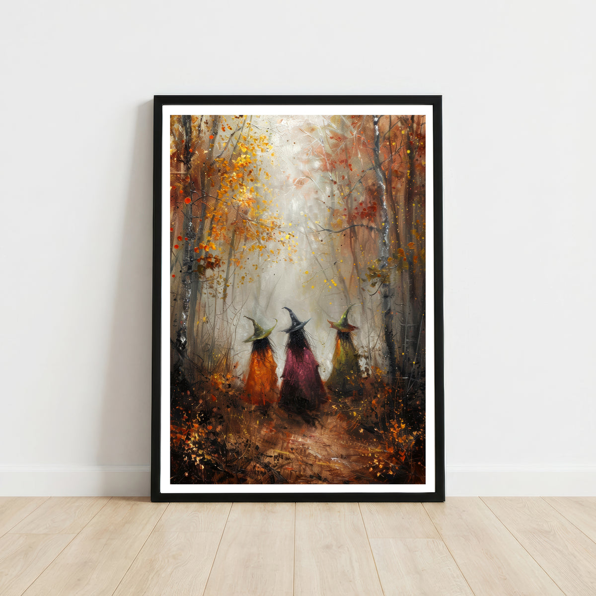 Three Witches Forest Art Print