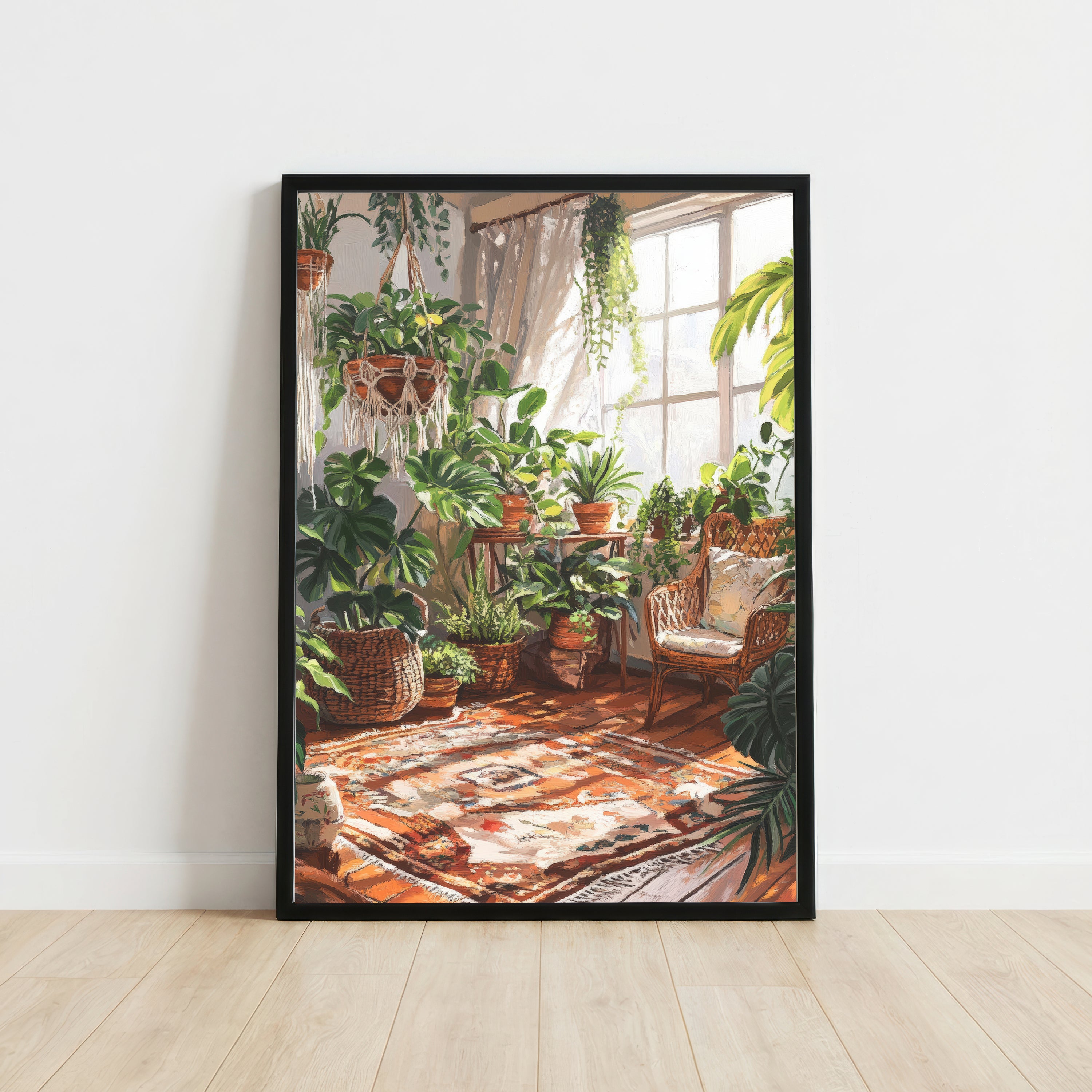 Lush Indoor Garden Art Print