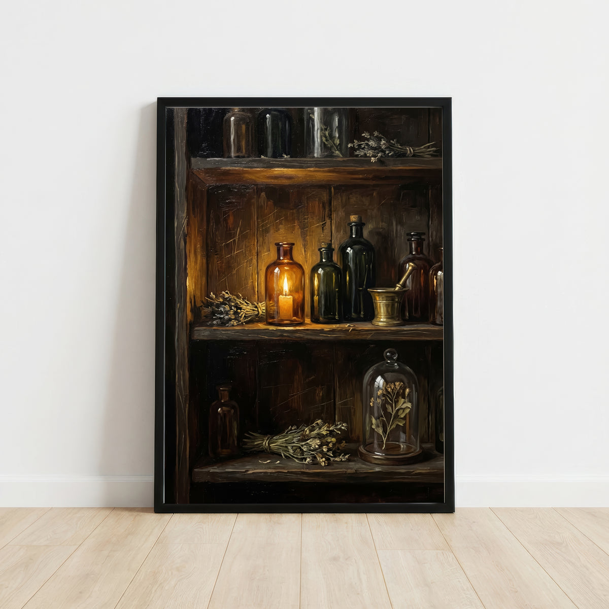 Dark Academia Apothecary Art Print