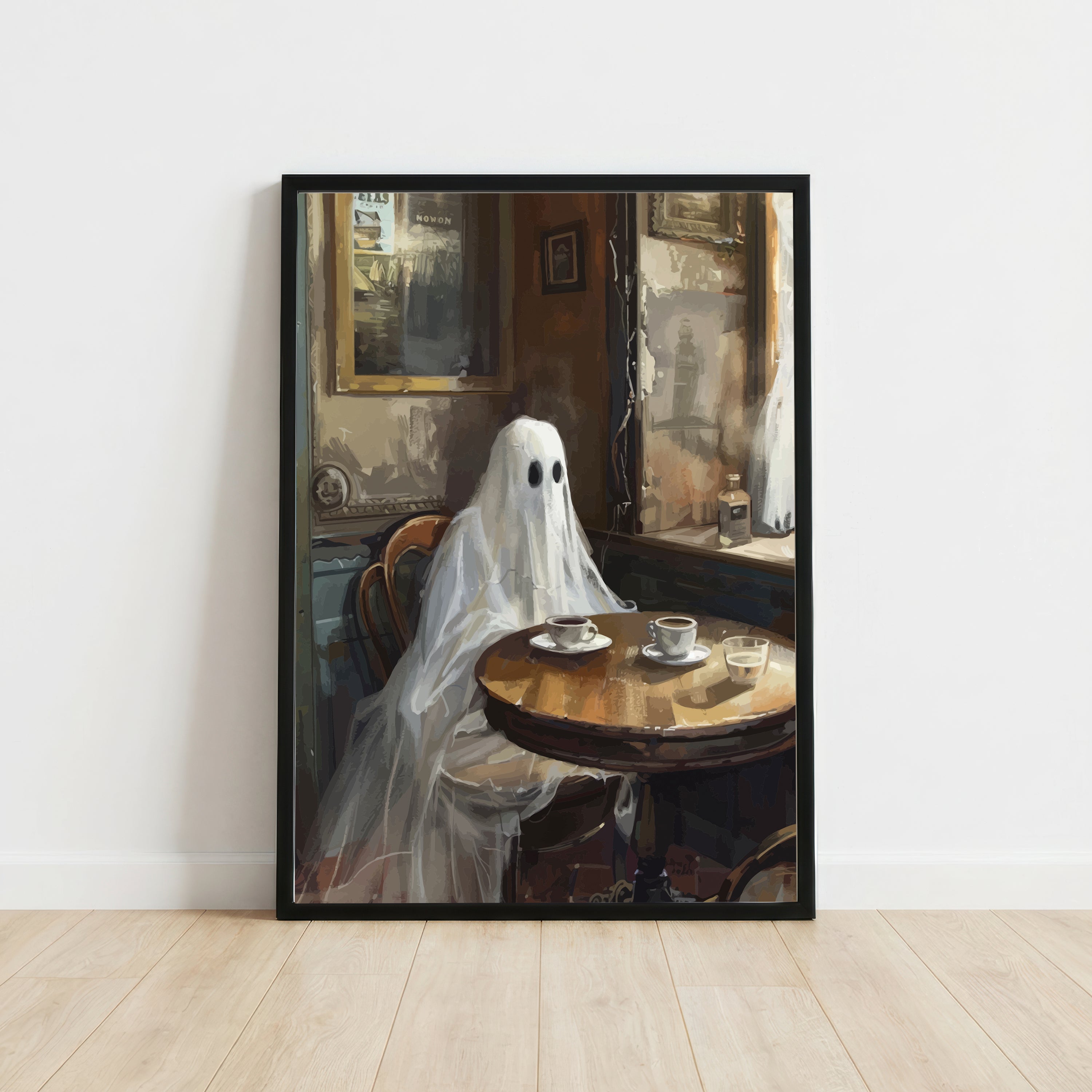 Ghost Tea Party Art Print