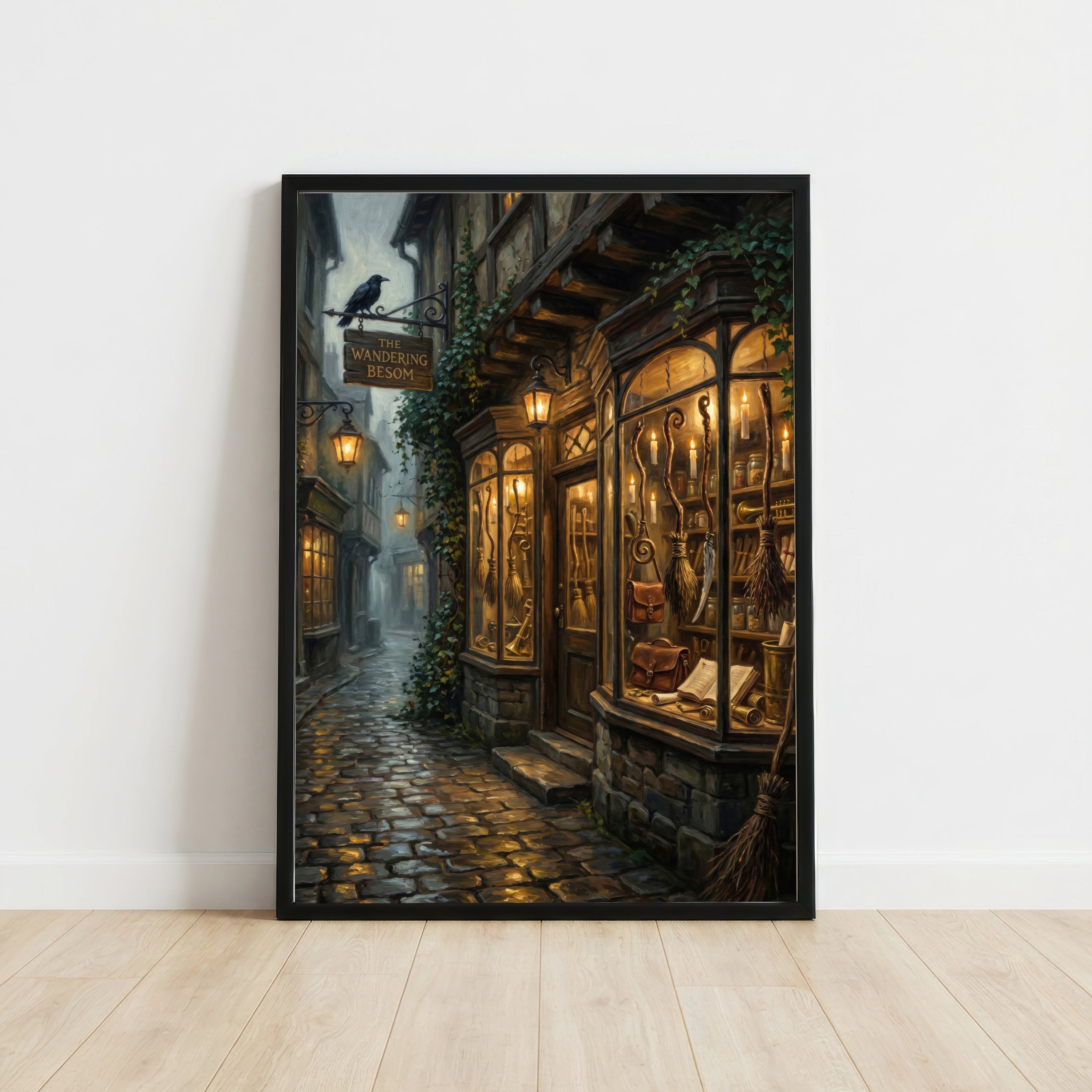 Enchanted Apothecary Alley Art Print