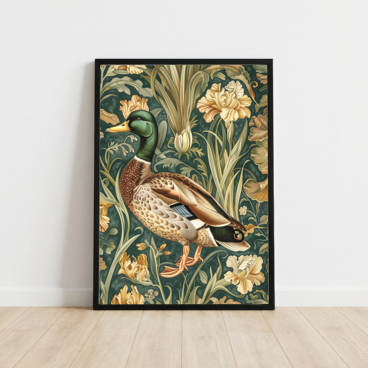 Mallard Botanical Art Print