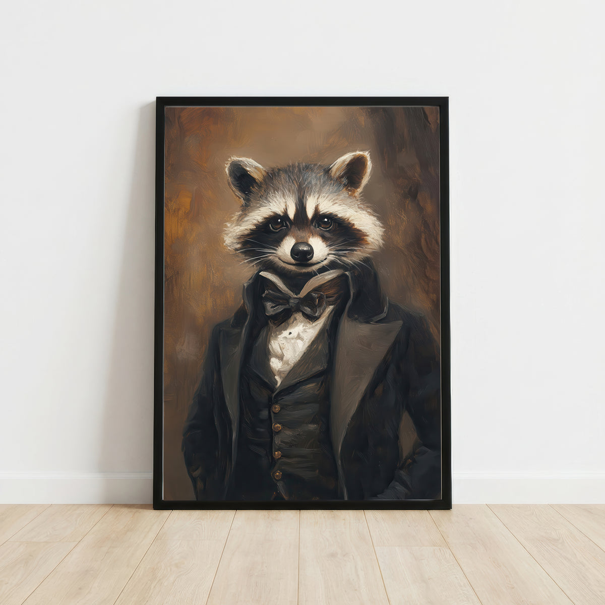 Raccoon Gentleman Art Print