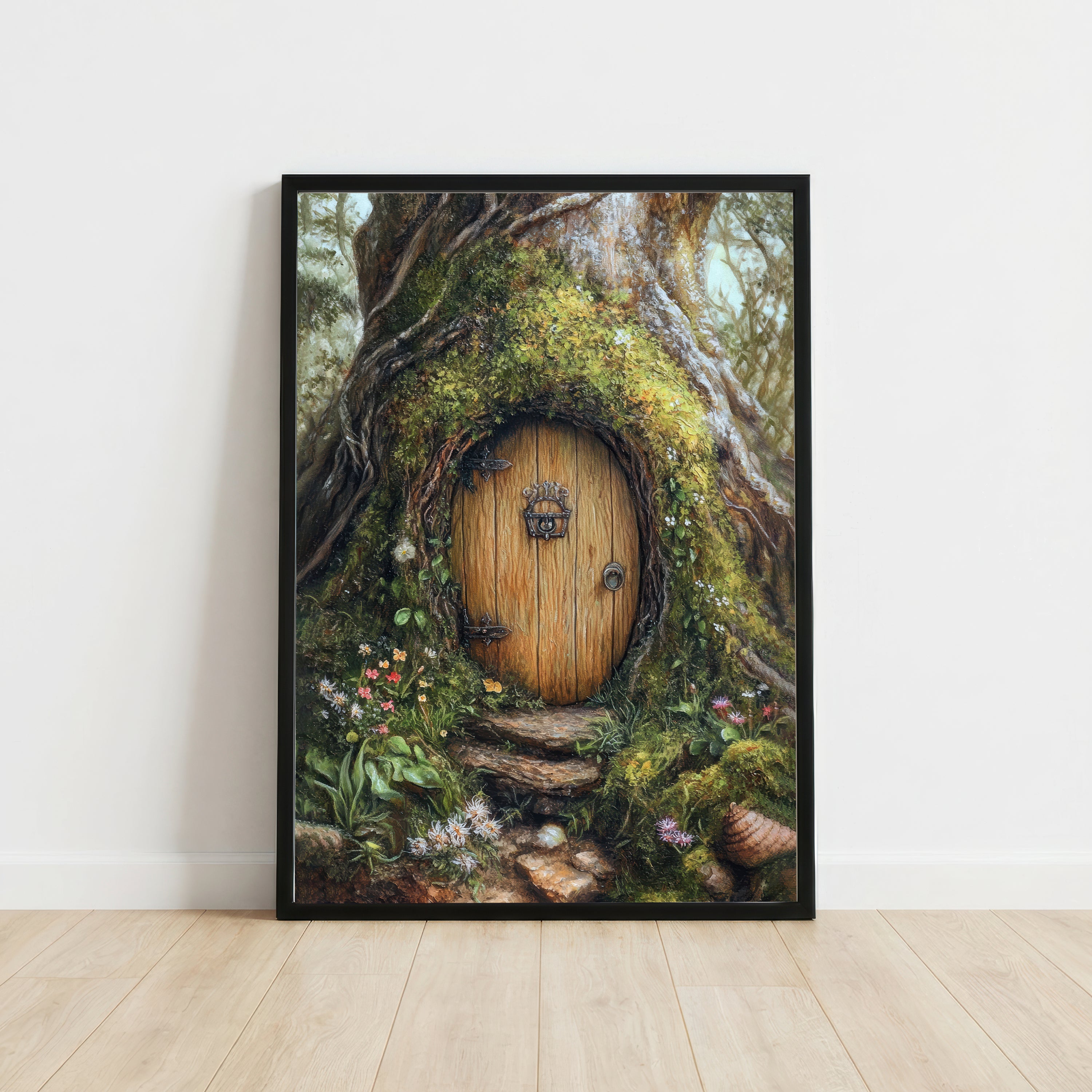 Enchanted Tree Door Art Print