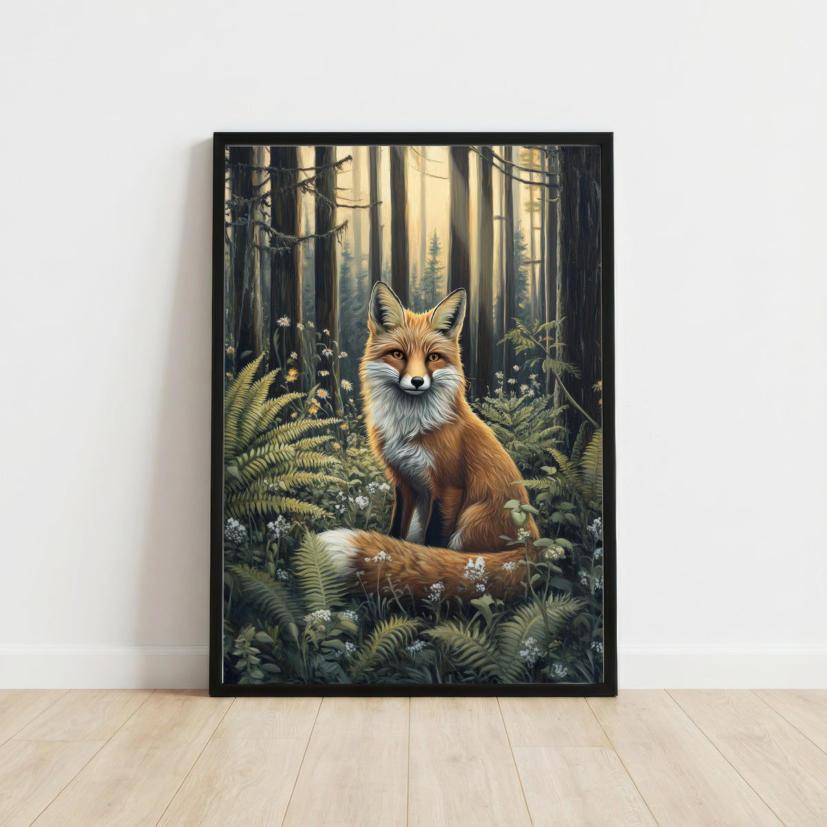 Woodland Fox Art Print