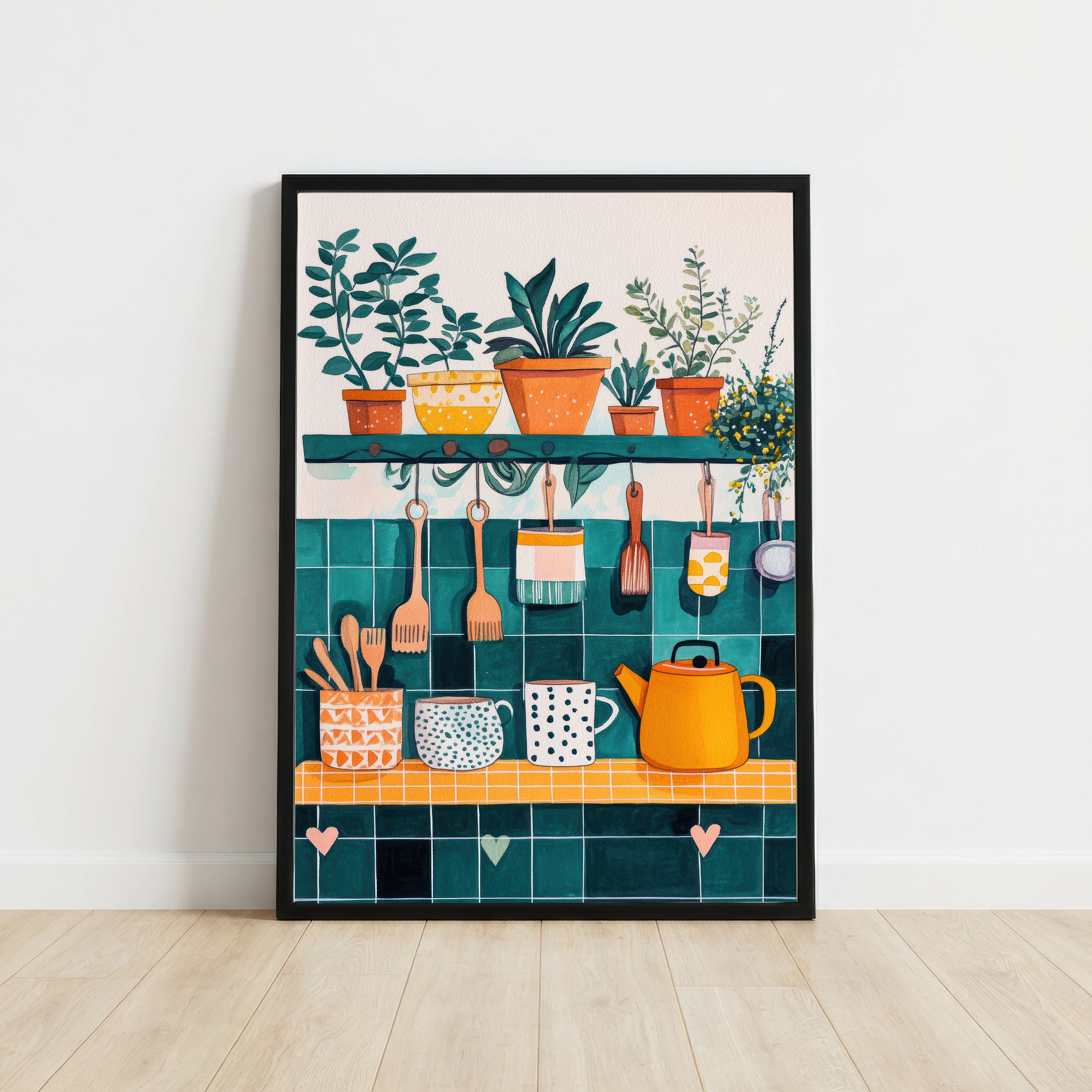Colourful Kitchen Still Life Art Print