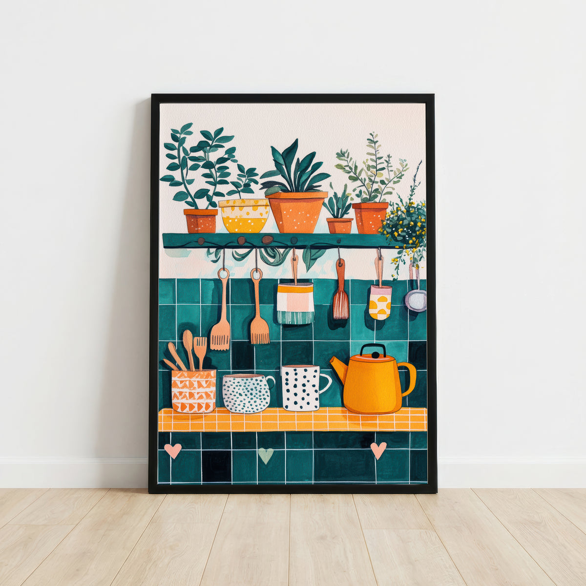 Colourful Kitchen Still Life Art Print