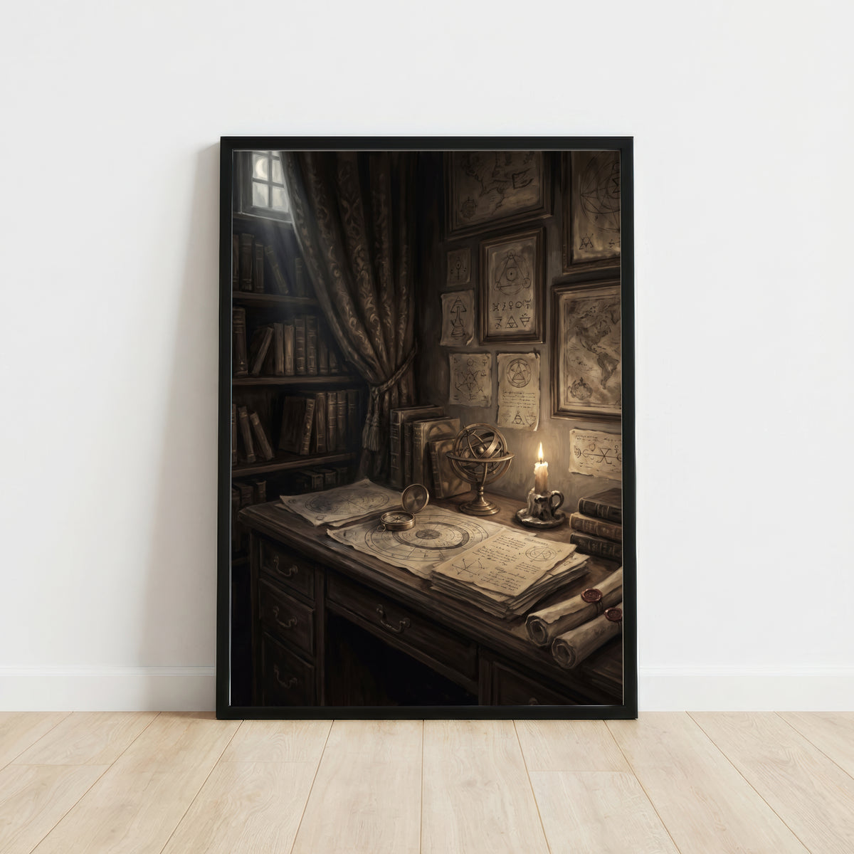 Occult Scholar's Study Art Print