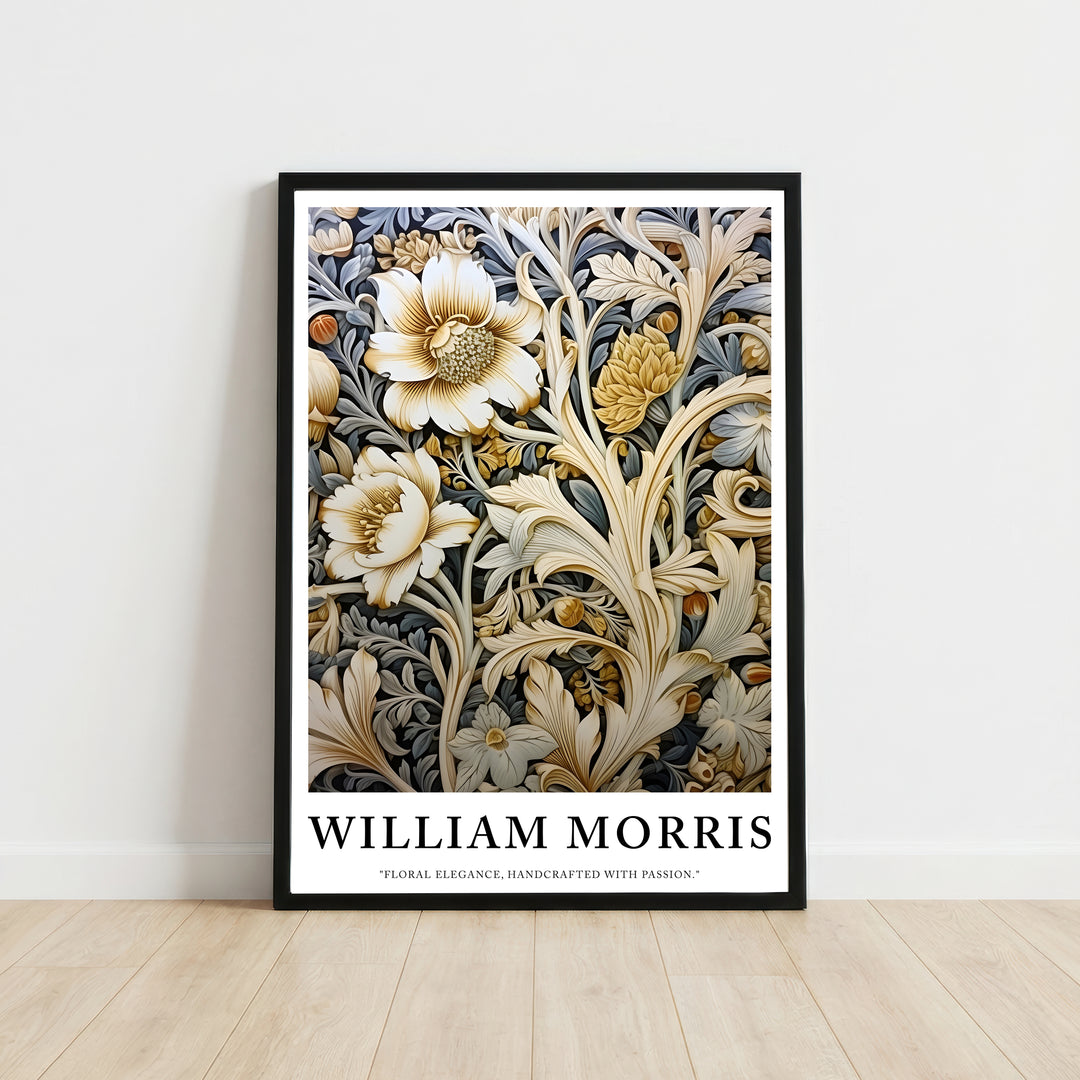 William Morris Inspired Floral Art Print