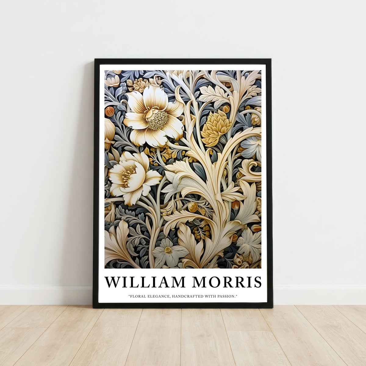 William Morris Inspired Floral Art Print