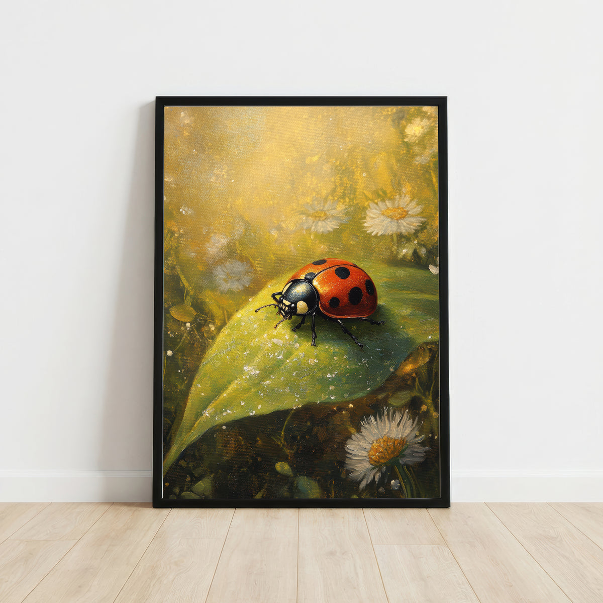 Ladybird Meadow Art Print