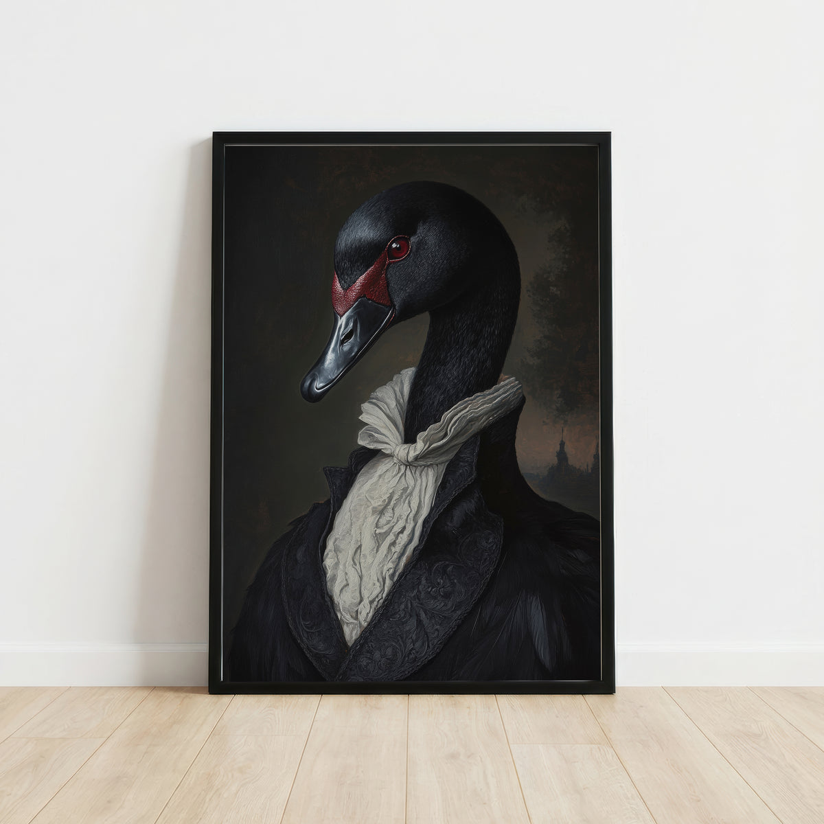 Black Swan Victorian Art Print