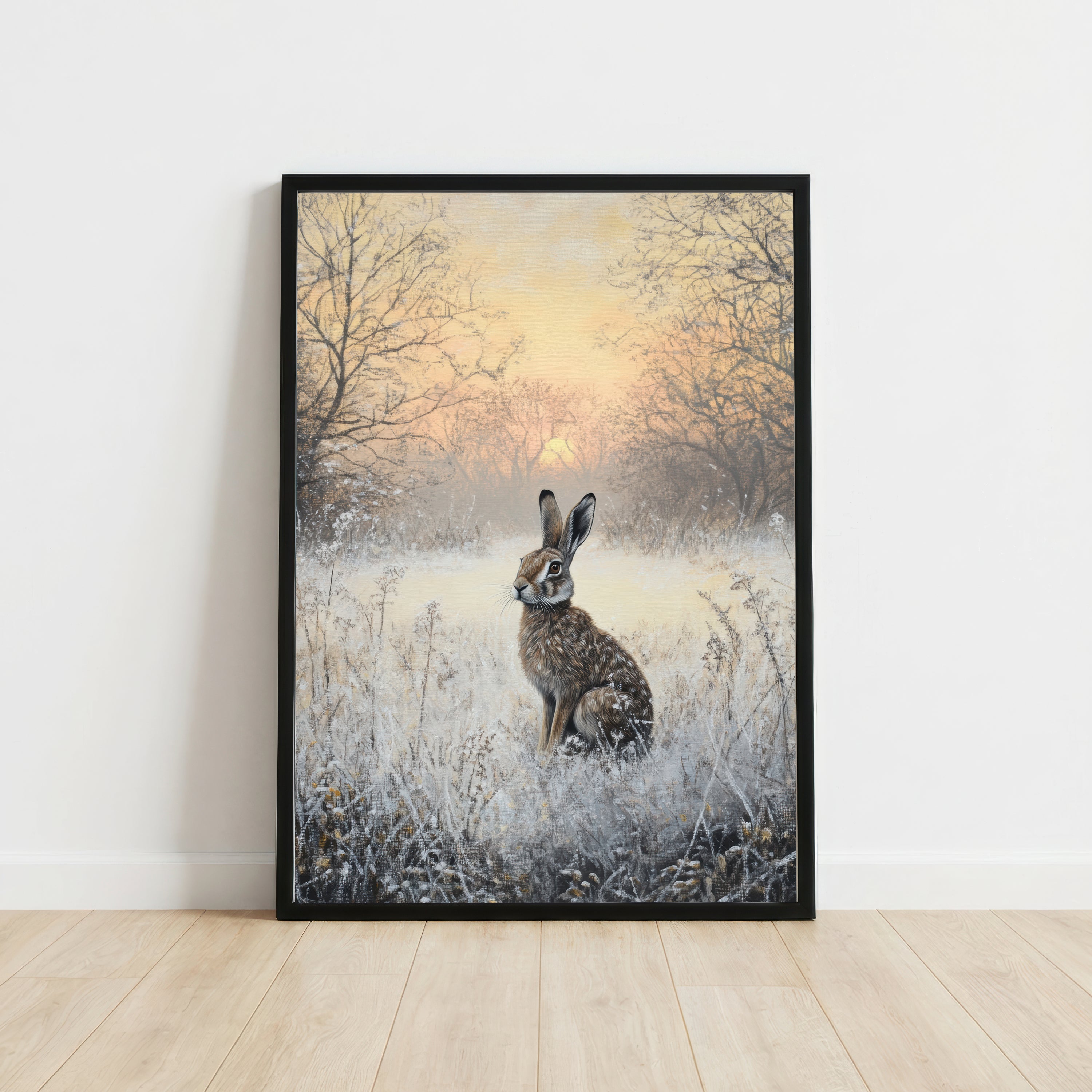 Woodland Hare Art Print